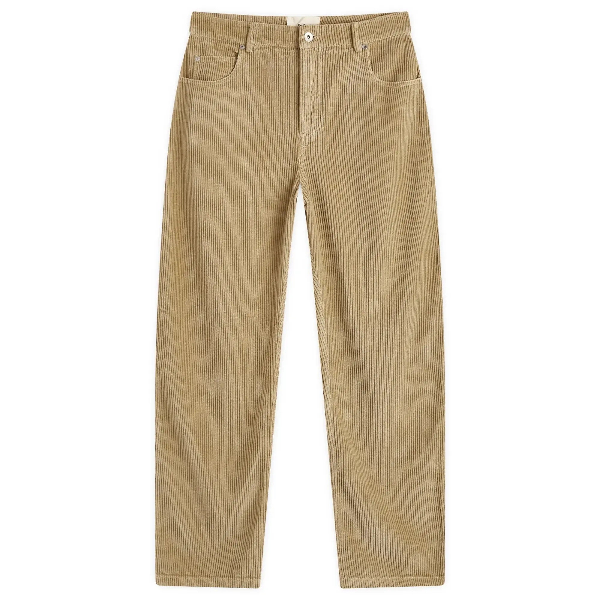 Folk Men's Barrel Leg Pants Stone Heavy Cord