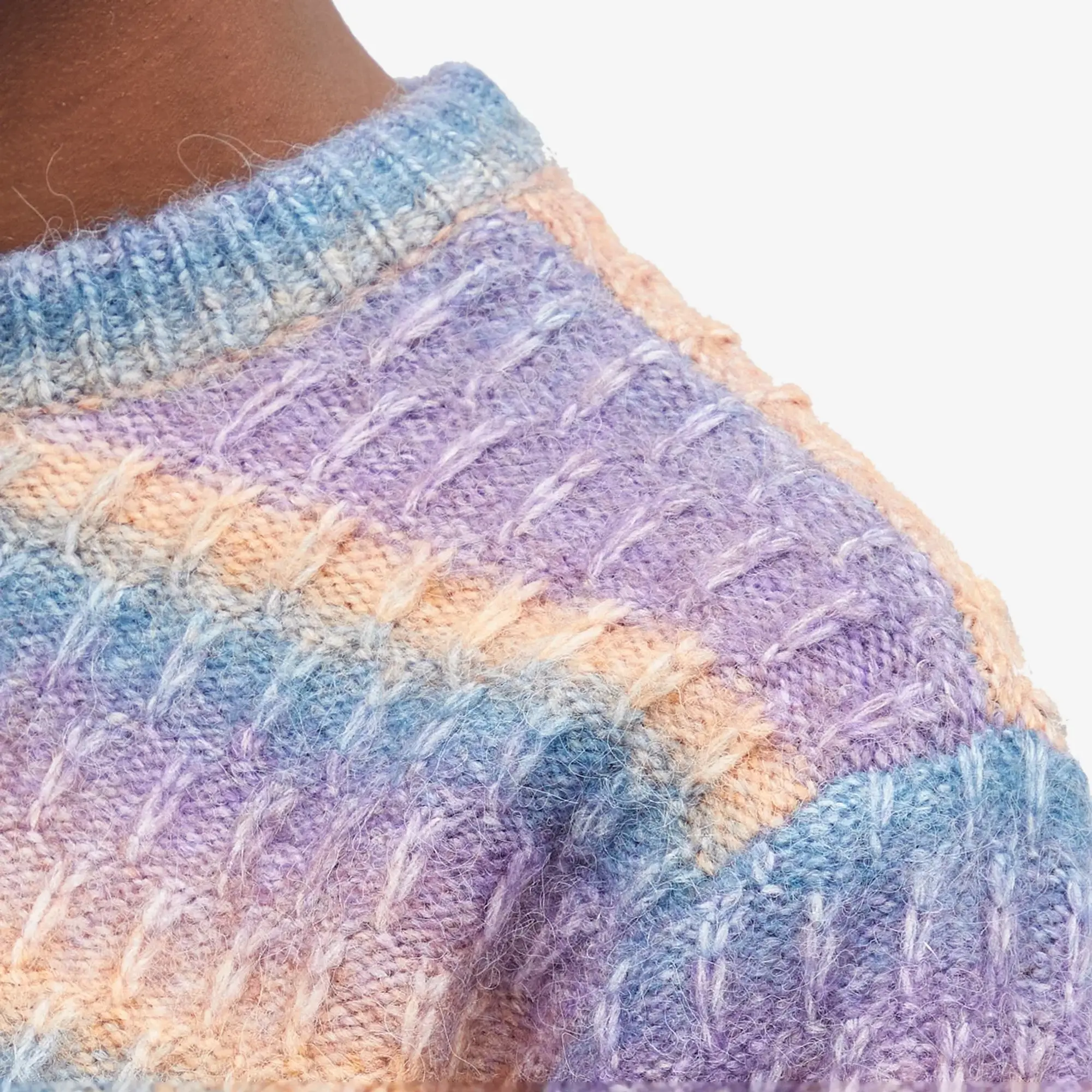 Obey Women's Daytrip Crew Jumper Purple Multi