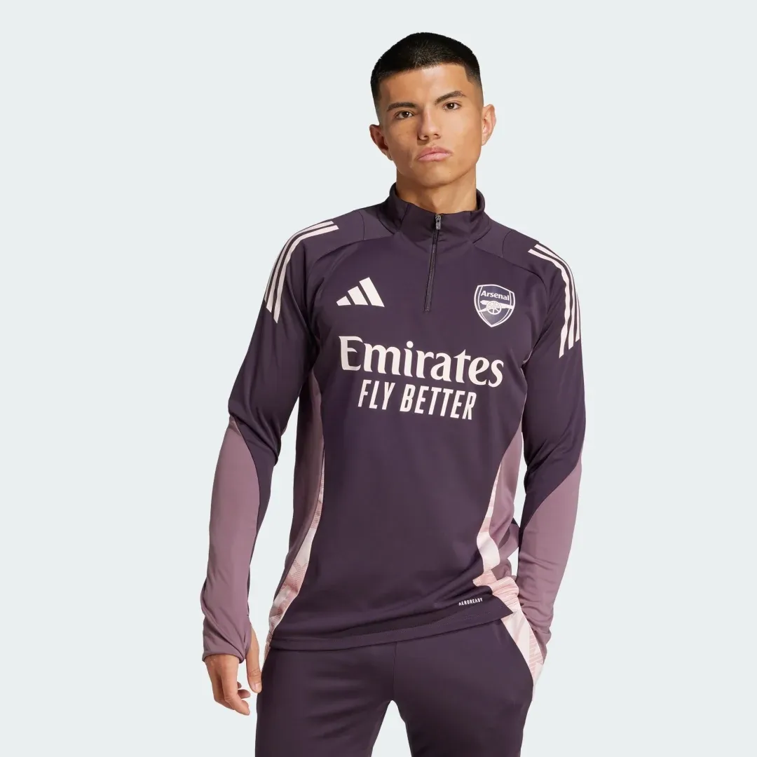 Arsenal adidas Training Top - Black | JF2924 | FOOTY.COM