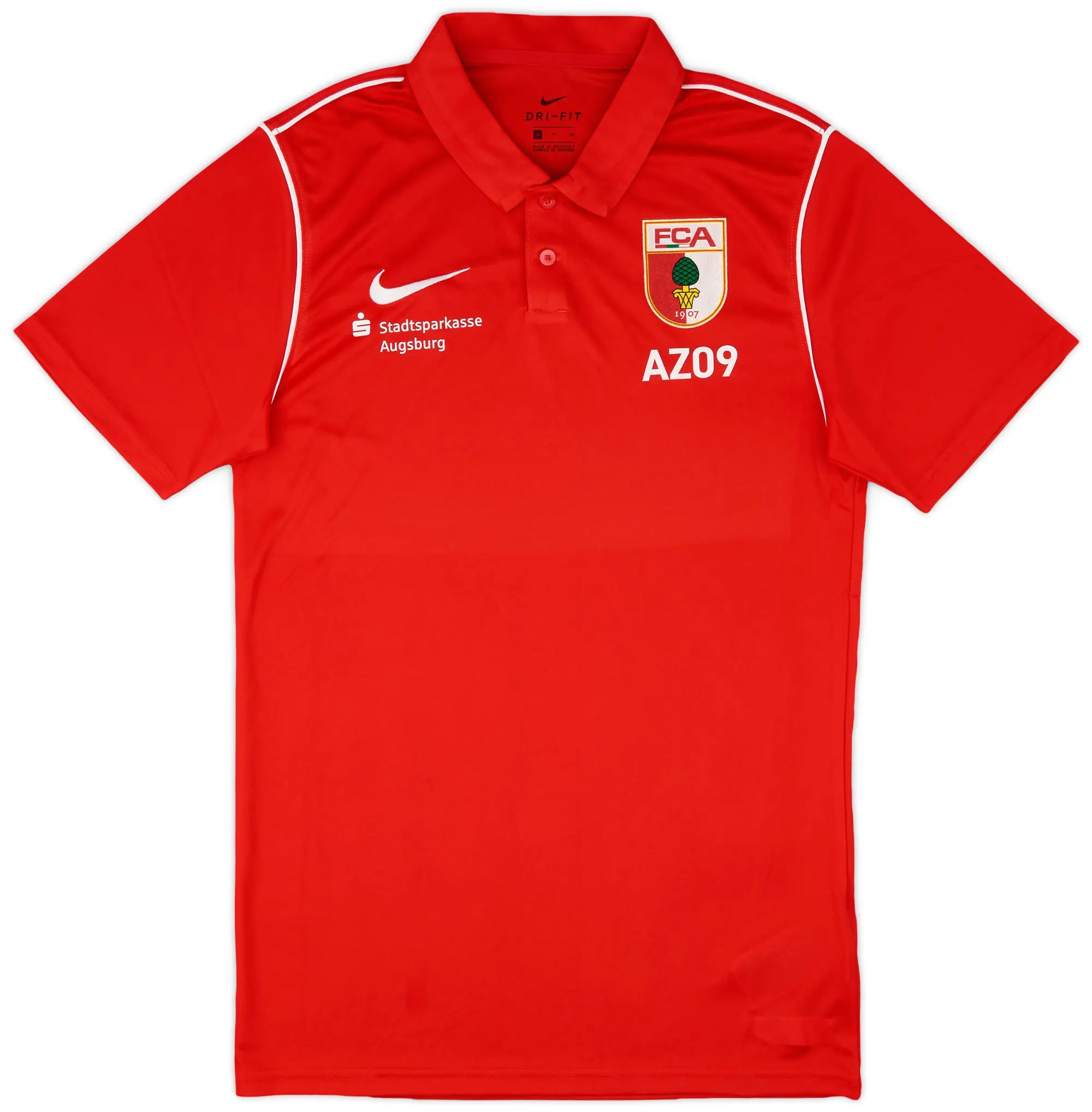 2020-21 FC Augsburg Nike Polo Shirt - 8/10 - (S)
