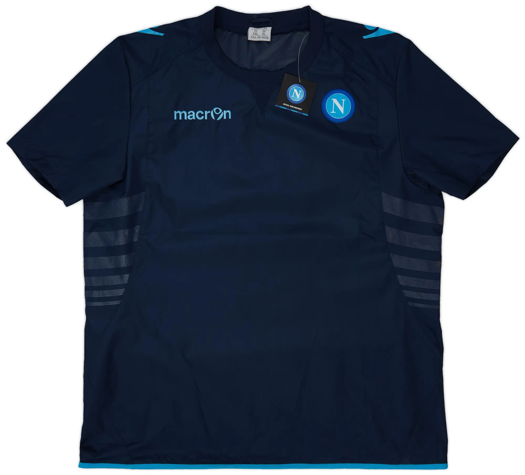 2013-14 Napoli Macron Waterproof Training Shirt - 7/10 - (XXL)