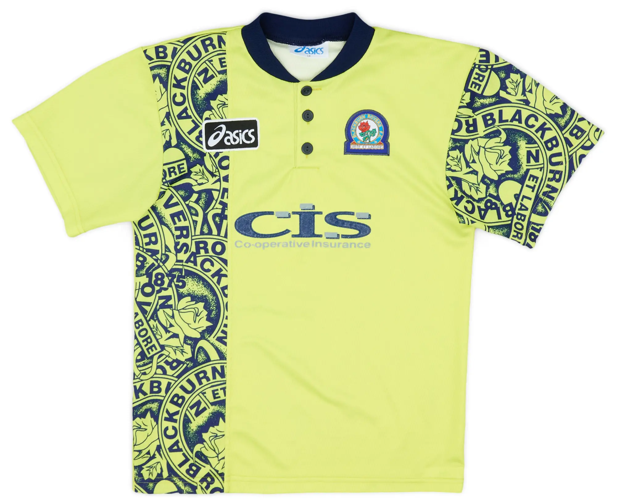 Asics 1996-97 Blackburn Rovers Away Shirt - 8/10 - (L.Boys)