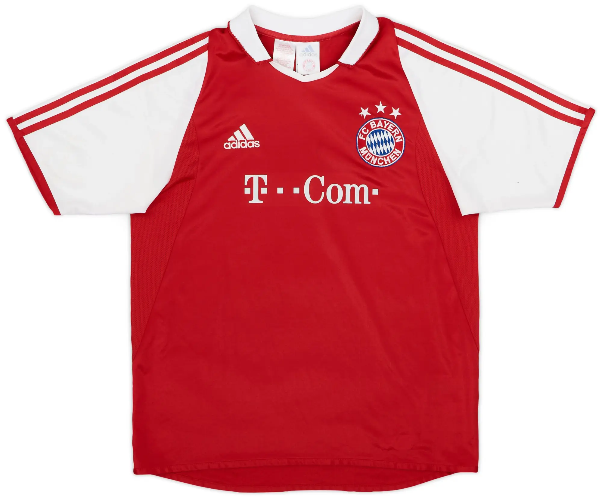 adidas 2003-04 Bayern Munich Home Shirt - 9/10 - (XL.Boys)