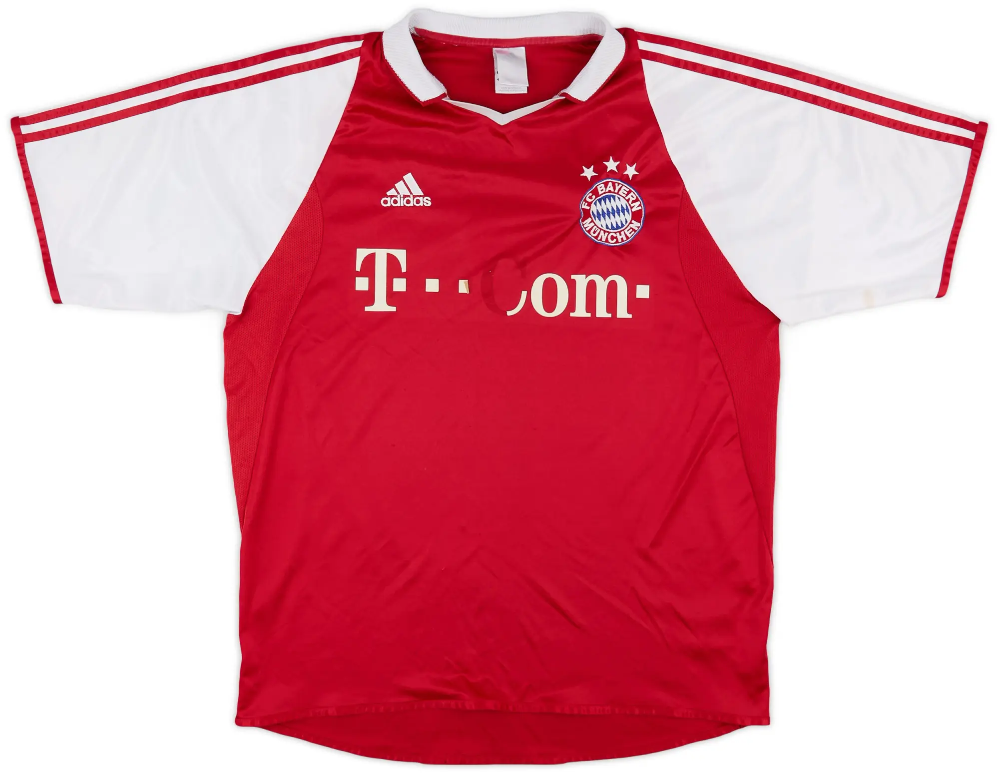 adidas 2004-05 Bayern Munich Home Shirt - 4/10 - (L)