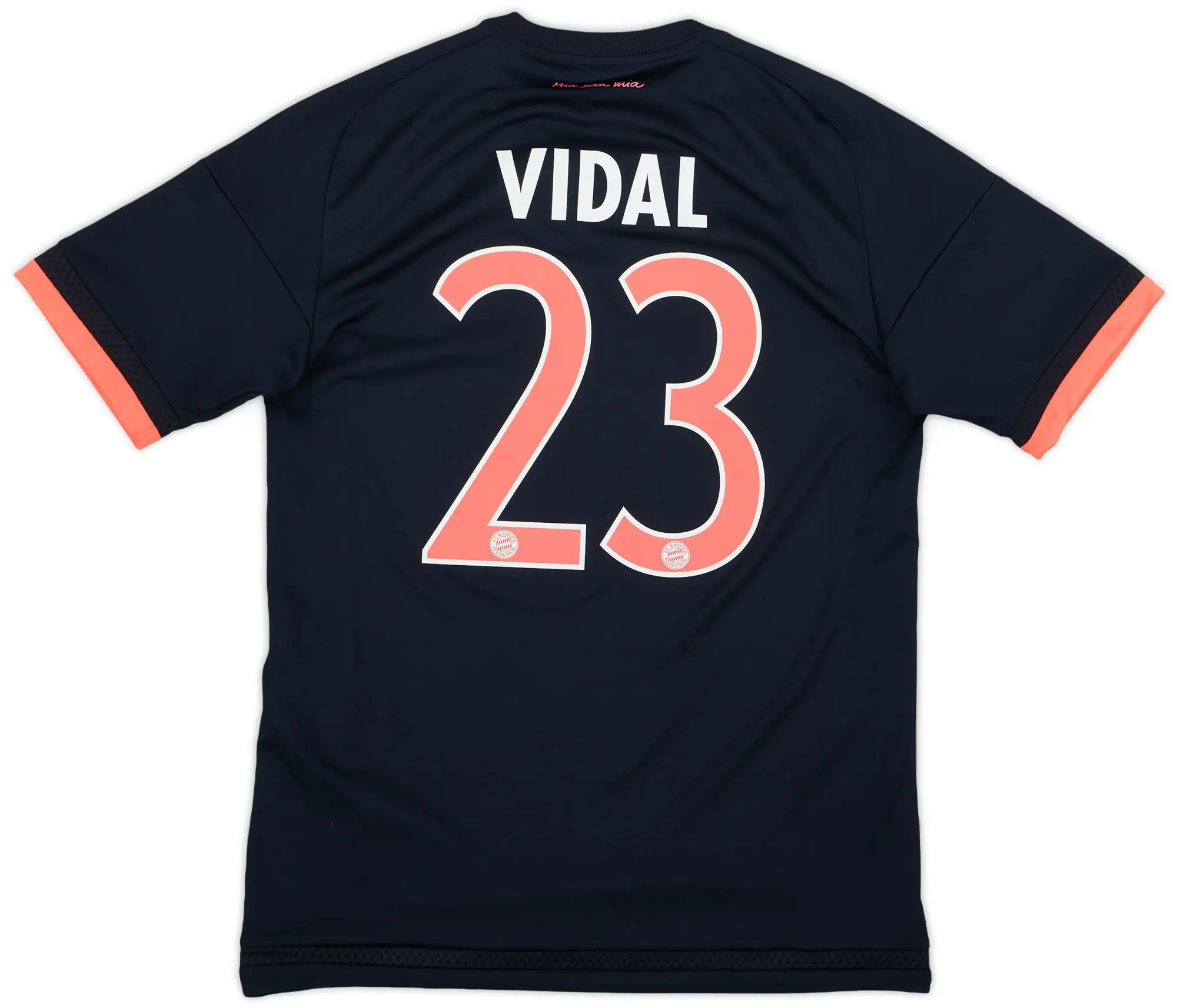 adidas 2015-16 Bayern Munich Third Shirt Vidal #23 - 8/10 - (S)