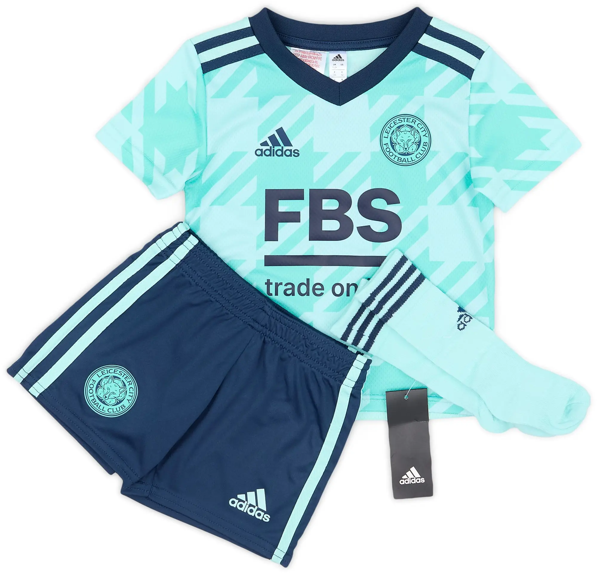 adidas 2021-22 Leicester Away Full Kit (18-24 Months)