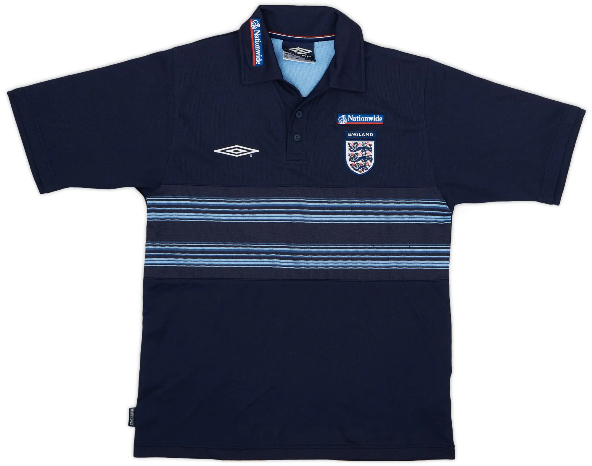 2002-03 England Umbro Polo Shirt - 9/10 - (S)