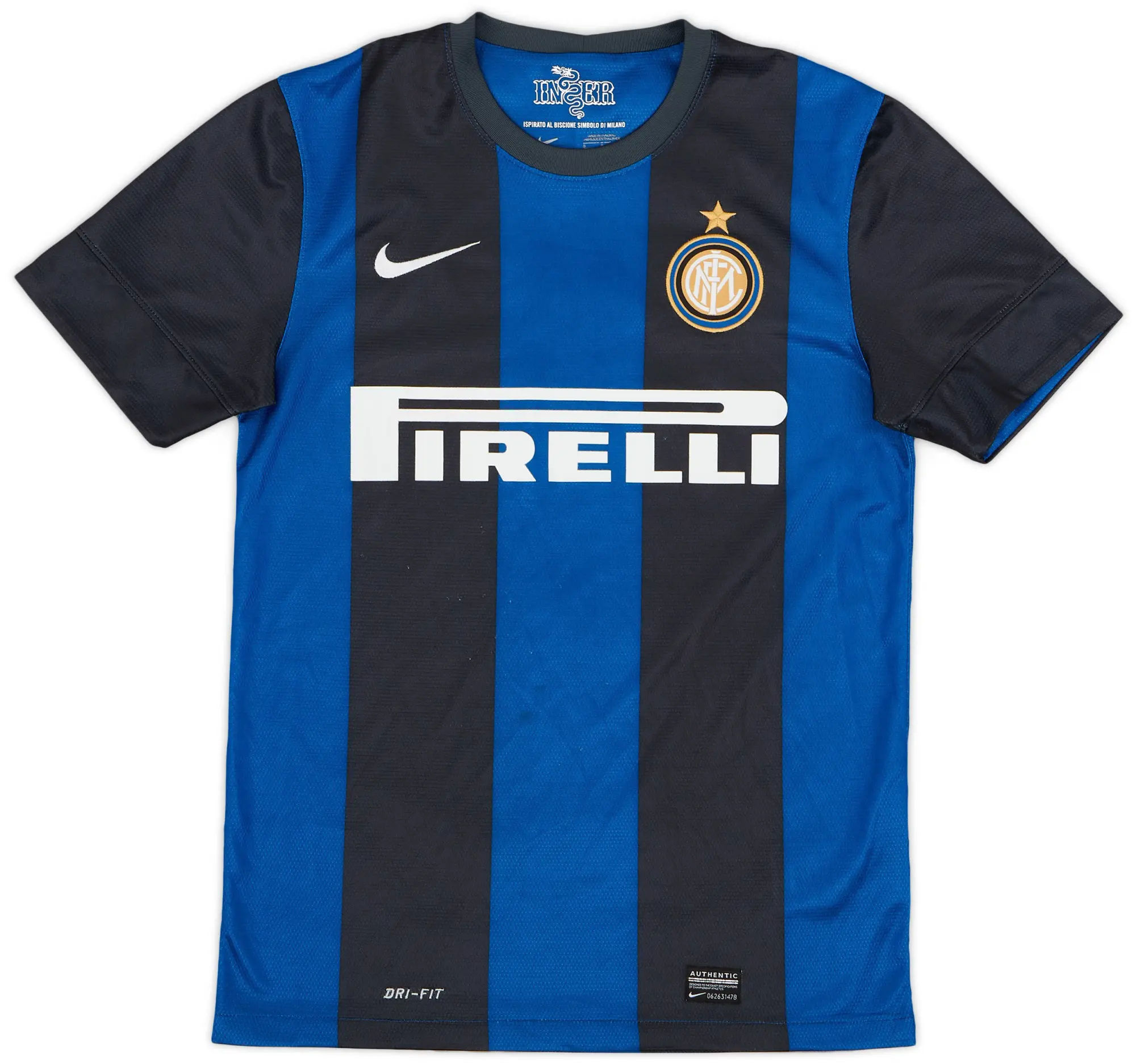 Nike 2012-13 Inter Milan Home Shirt - 8/10 - (S)