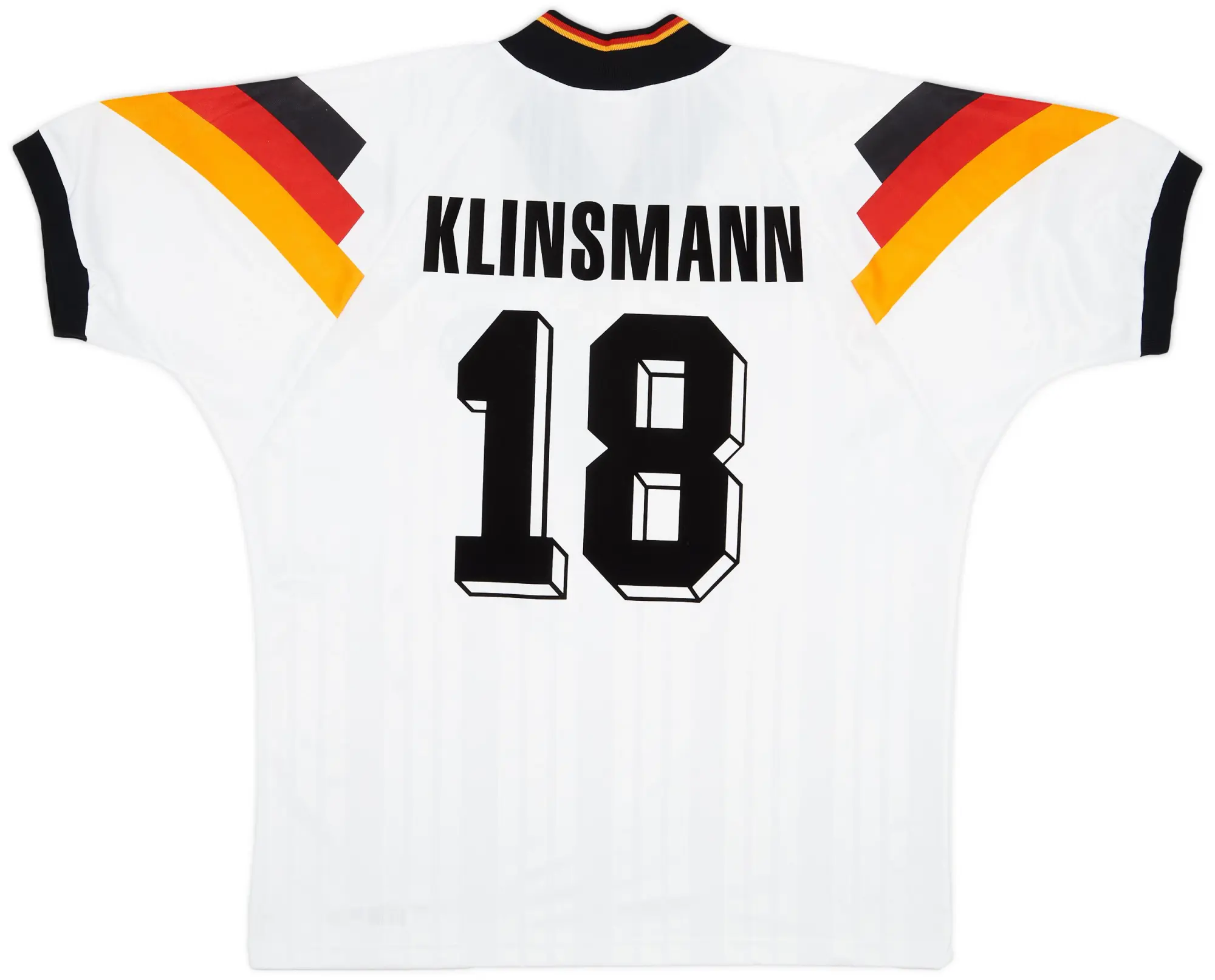 adidas 1992-94 Germany Home Shirt Klinsmann #18 - 8/10 - (XXL)