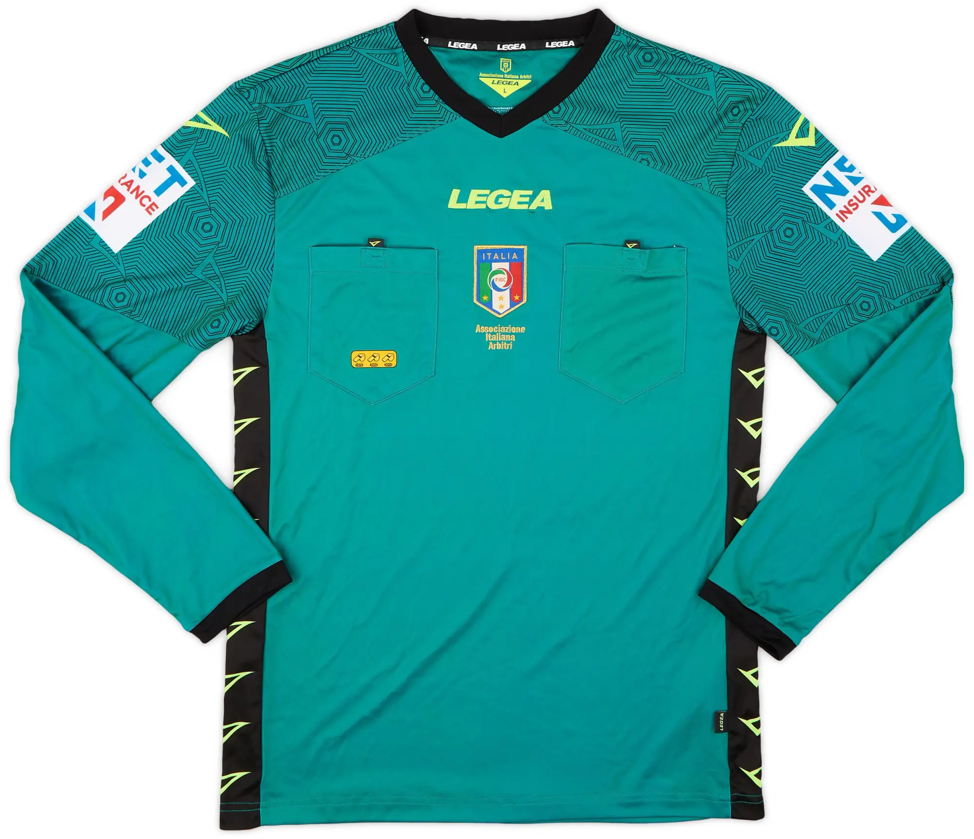 2022-23 Italy Legea Referee L/S Shirt - 10/10 - (L)