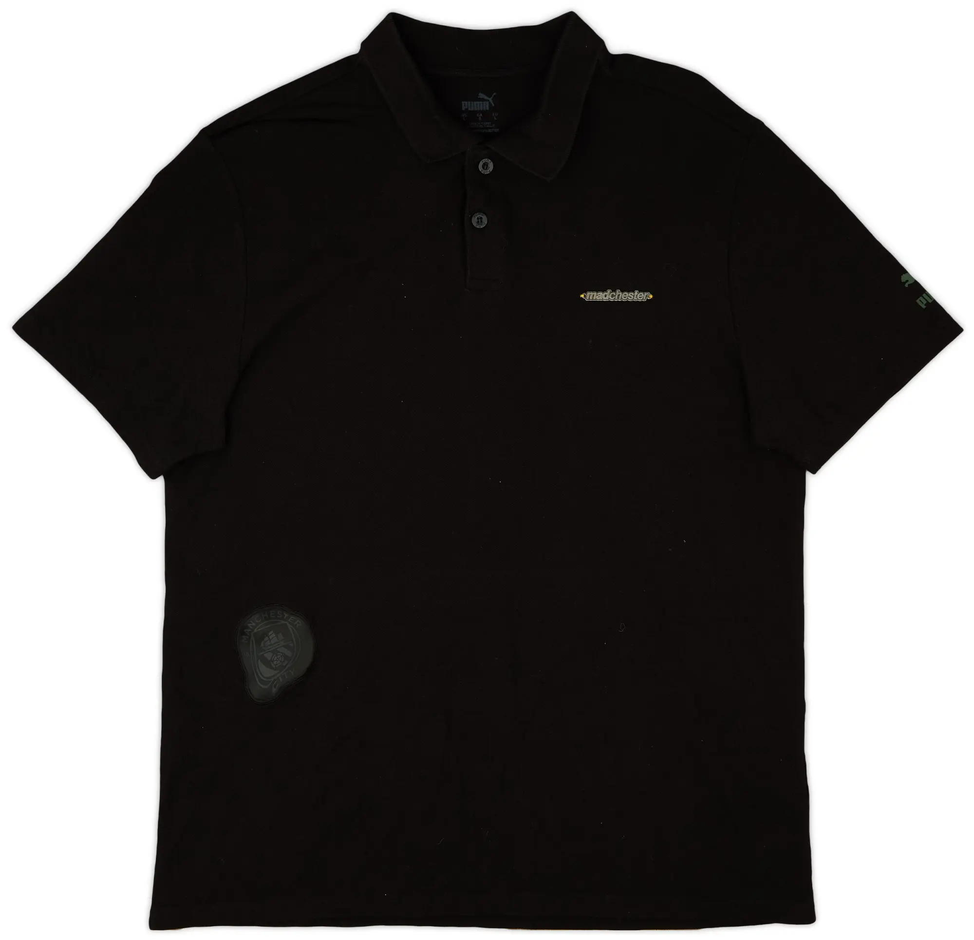 2021-22 Manchester City 'Madchester' Puma Polo Shirt - 8/10 - (L)