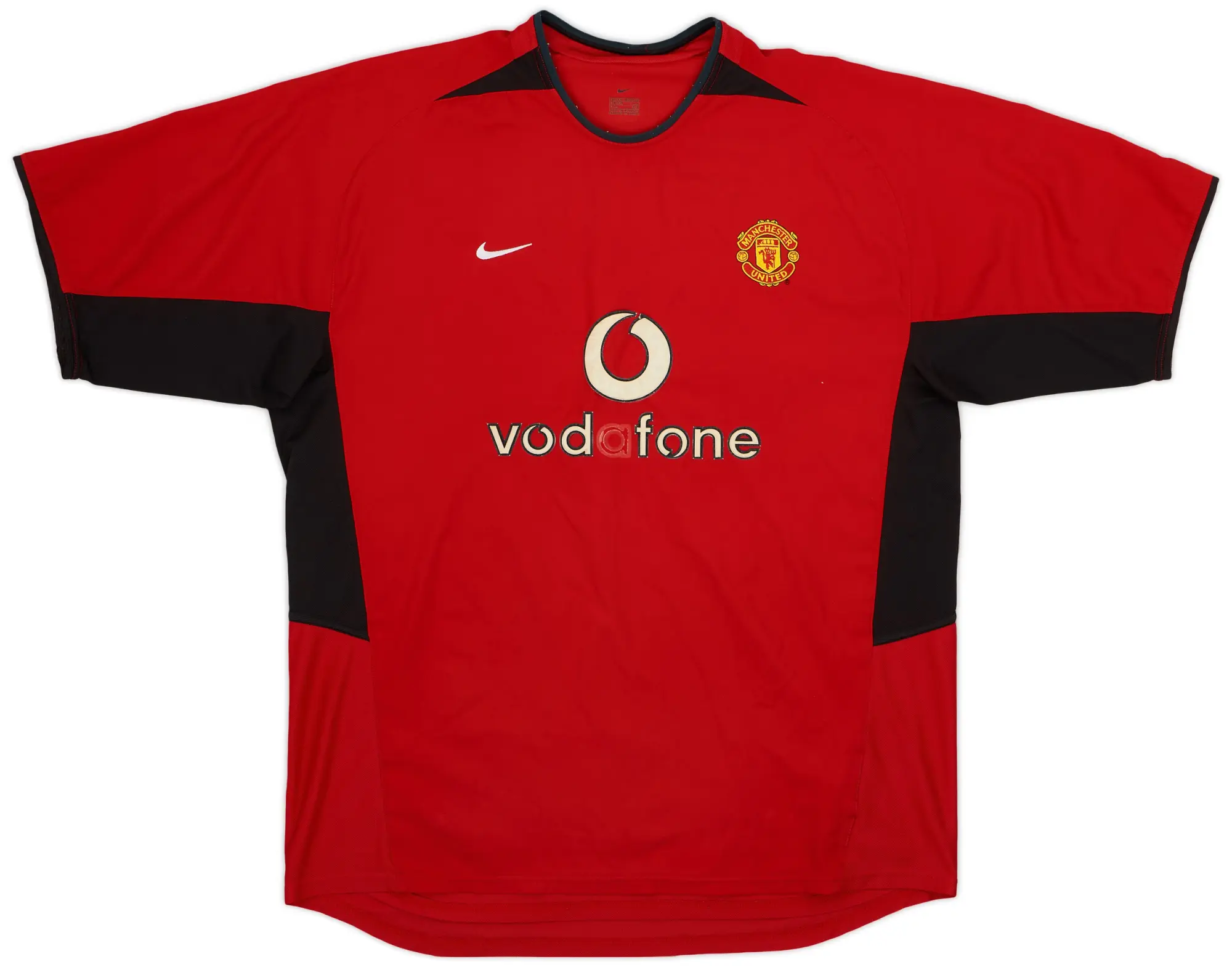 Nike 2002-04 Manchester United Home Shirt - 3/10 - (XXL)