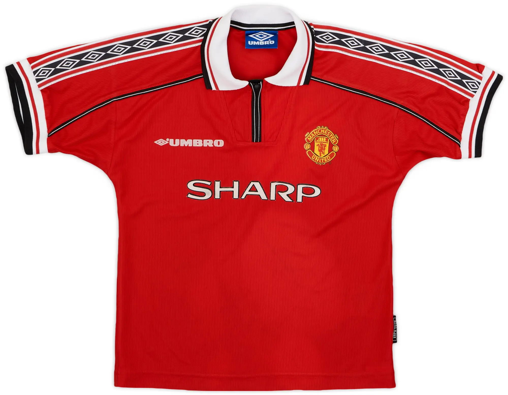 Umbro 1998-00 Manchester United Home Shirt - 8/10 - (S.Boys)