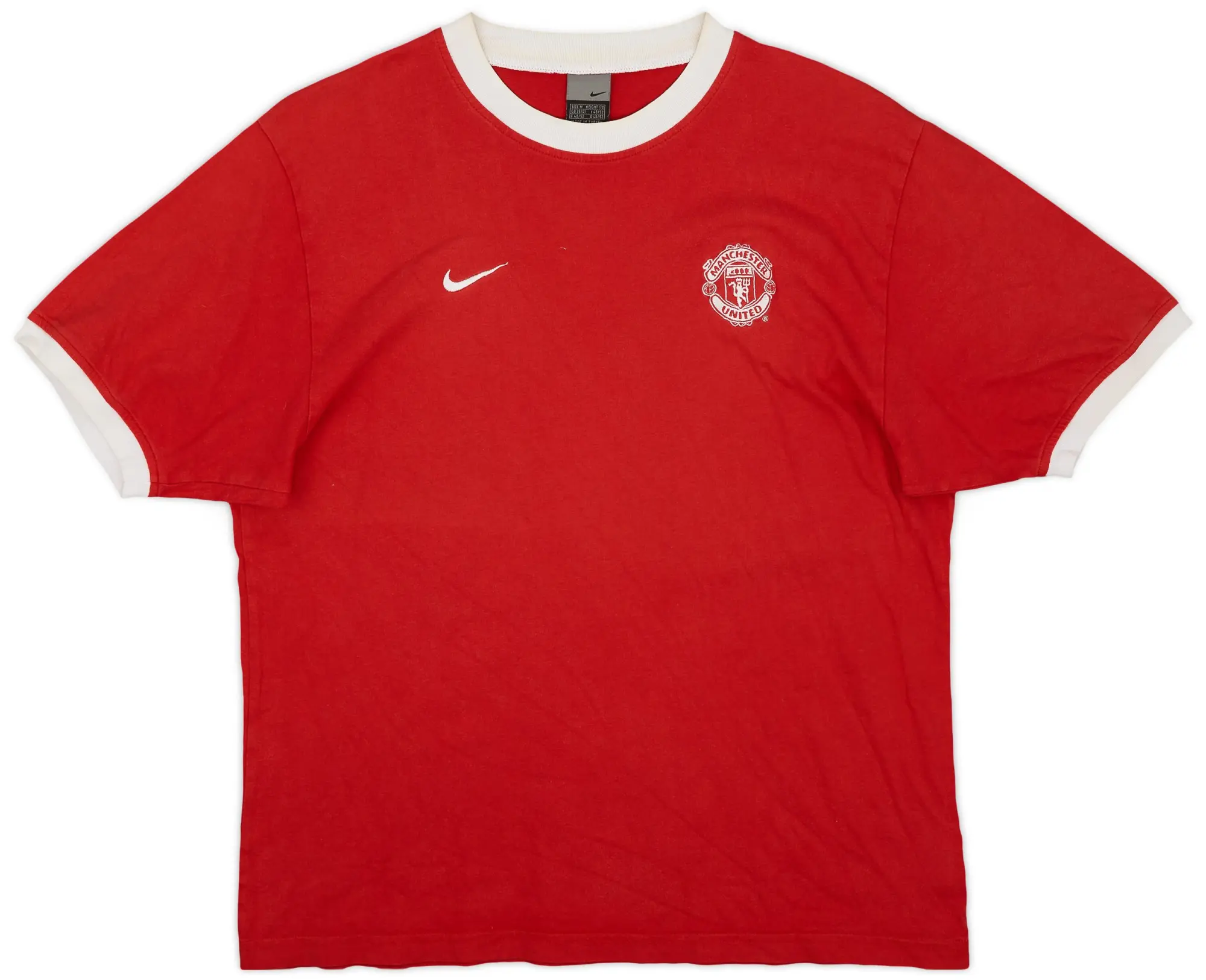 2003-04 Manchester United Nike Cotton Tee - 8/10 - (M)