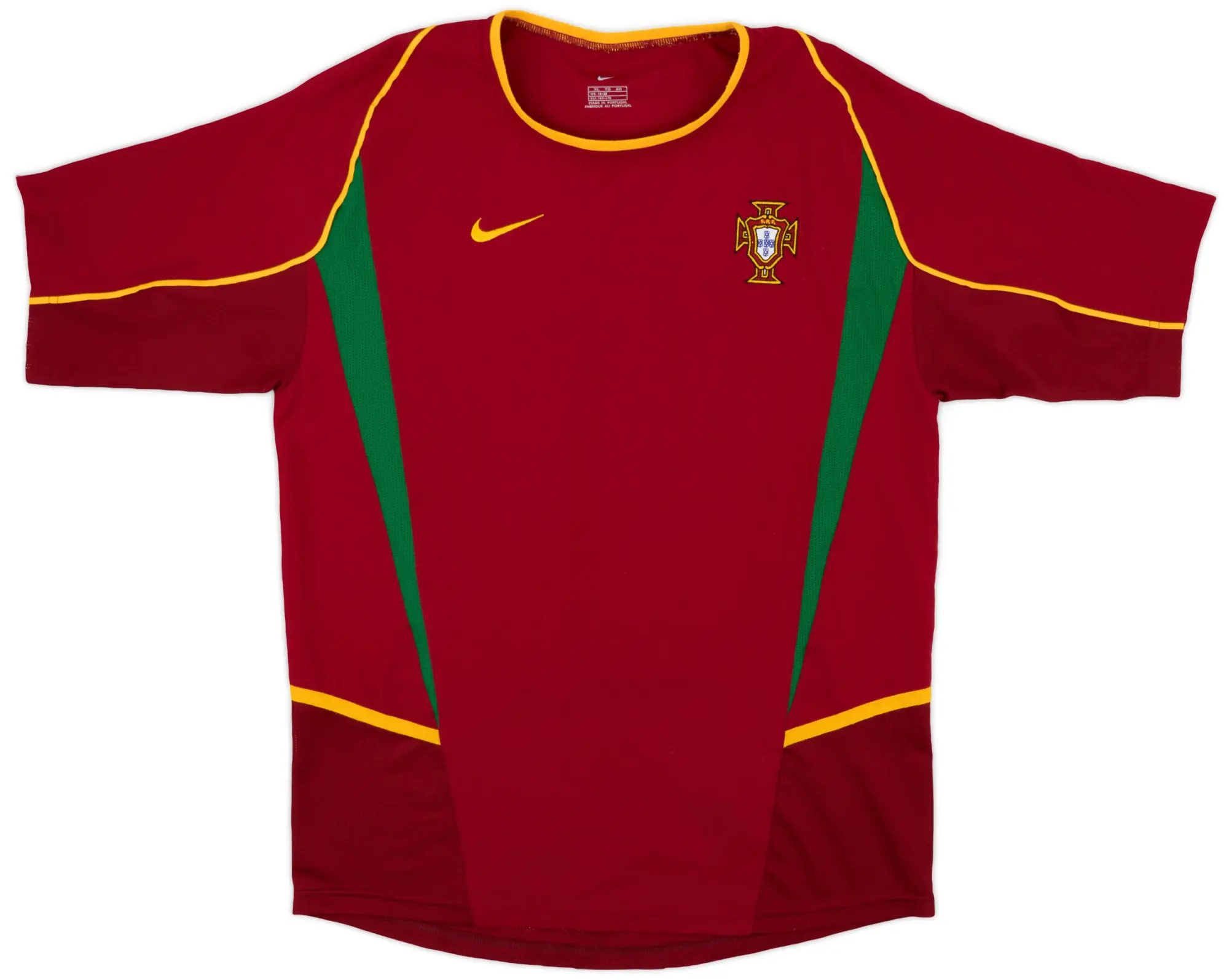 Nike 2002-04 Portugal Home Shirt - 9/10 - (XL.Boys)