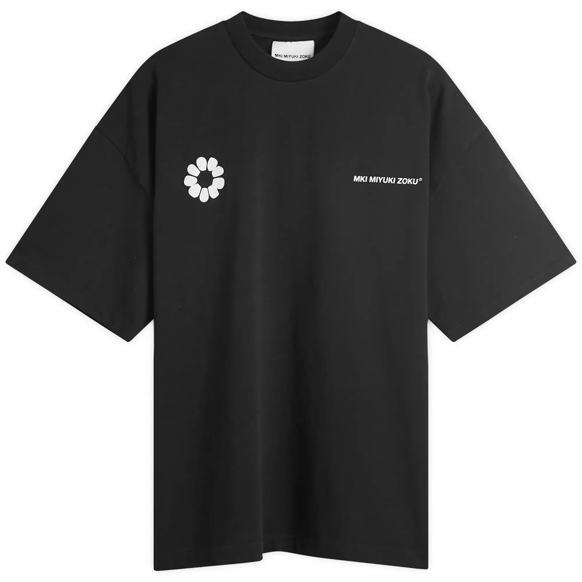 MKI Men's Floral Stamp T-Shirt Black