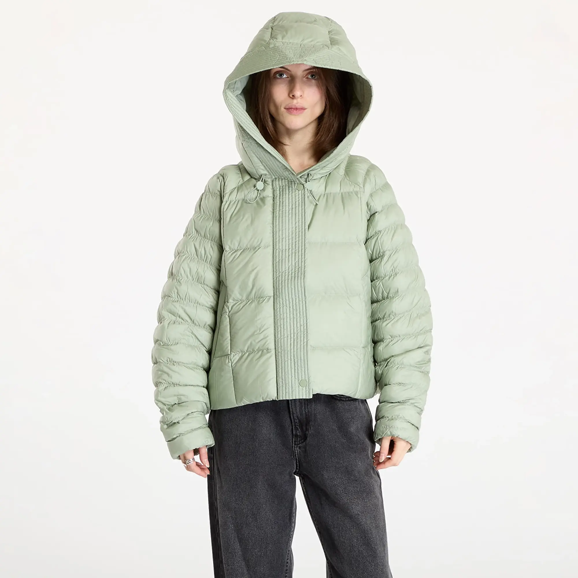 Jacket Nike Sportswear Swoosh Puffer Primaloft® Therma-Fit Oversized Hooded Jacket Jade Horizon/ Sail Xs