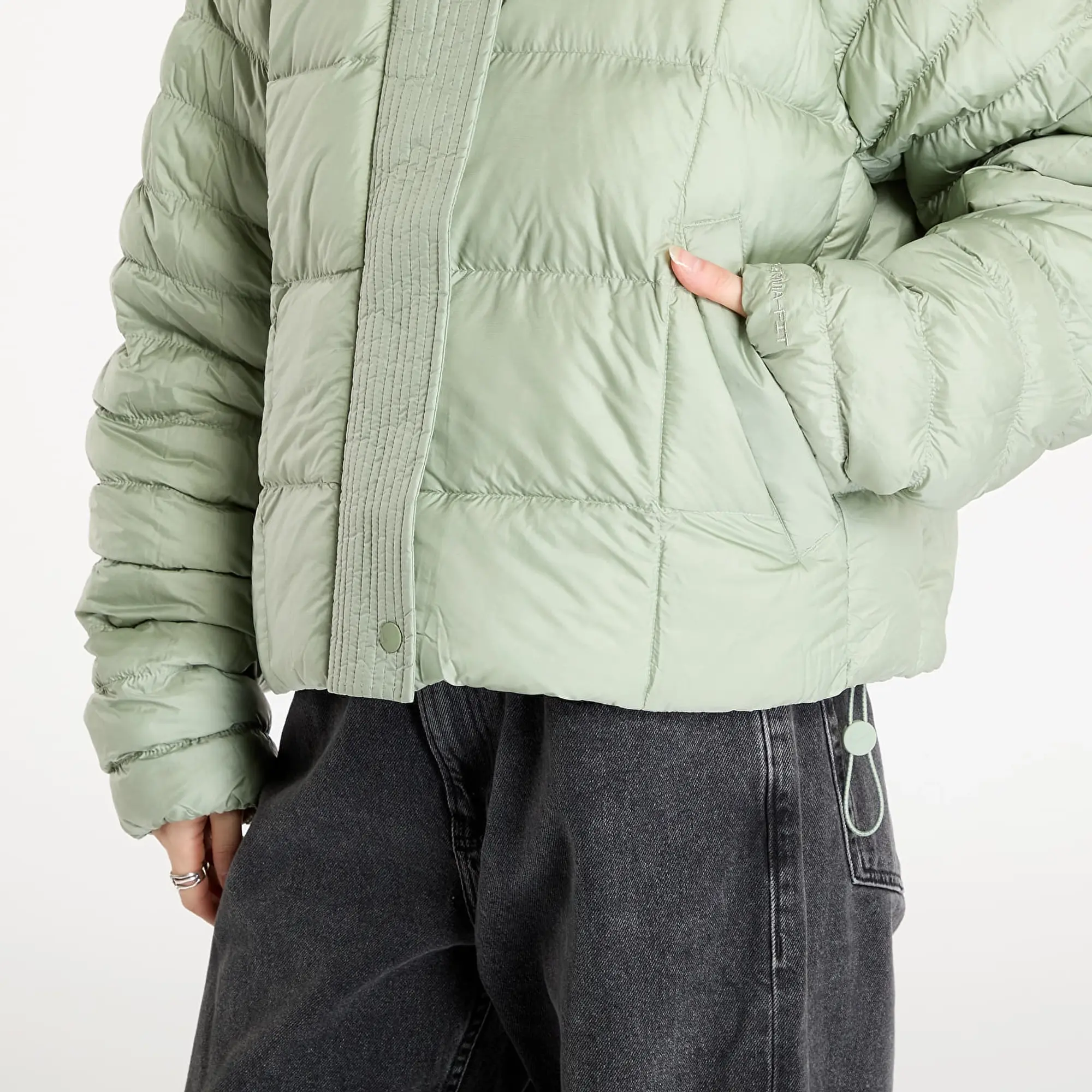 Jacket Nike Sportswear Swoosh Puffer Primaloft® Therma-Fit Oversized Hooded Jacket Jade Horizon/ Sail Xs