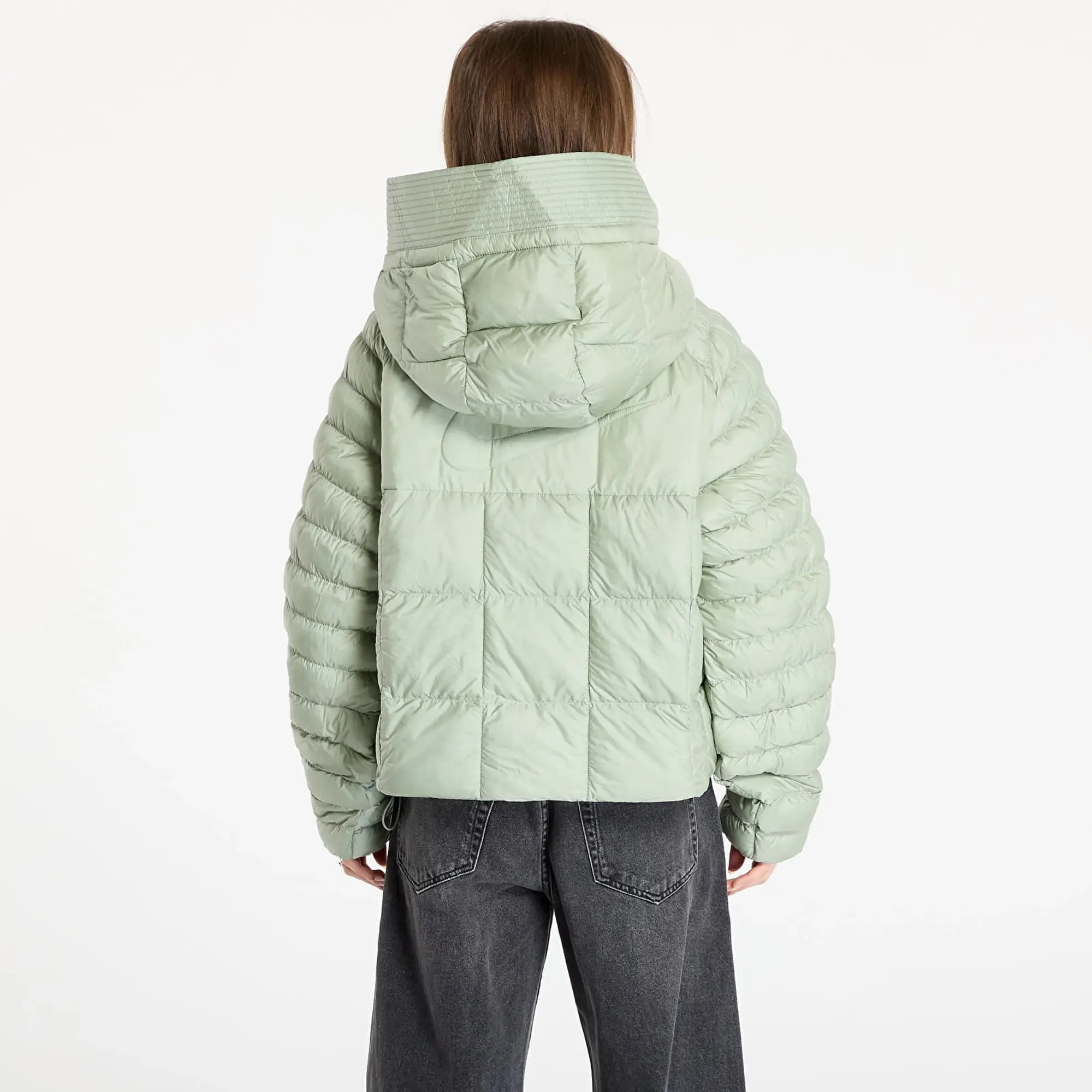 Jacket Nike Sportswear Swoosh Puffer Primaloft® Therma-Fit Oversized Hooded Jacket Jade Horizon/ Sail Xs