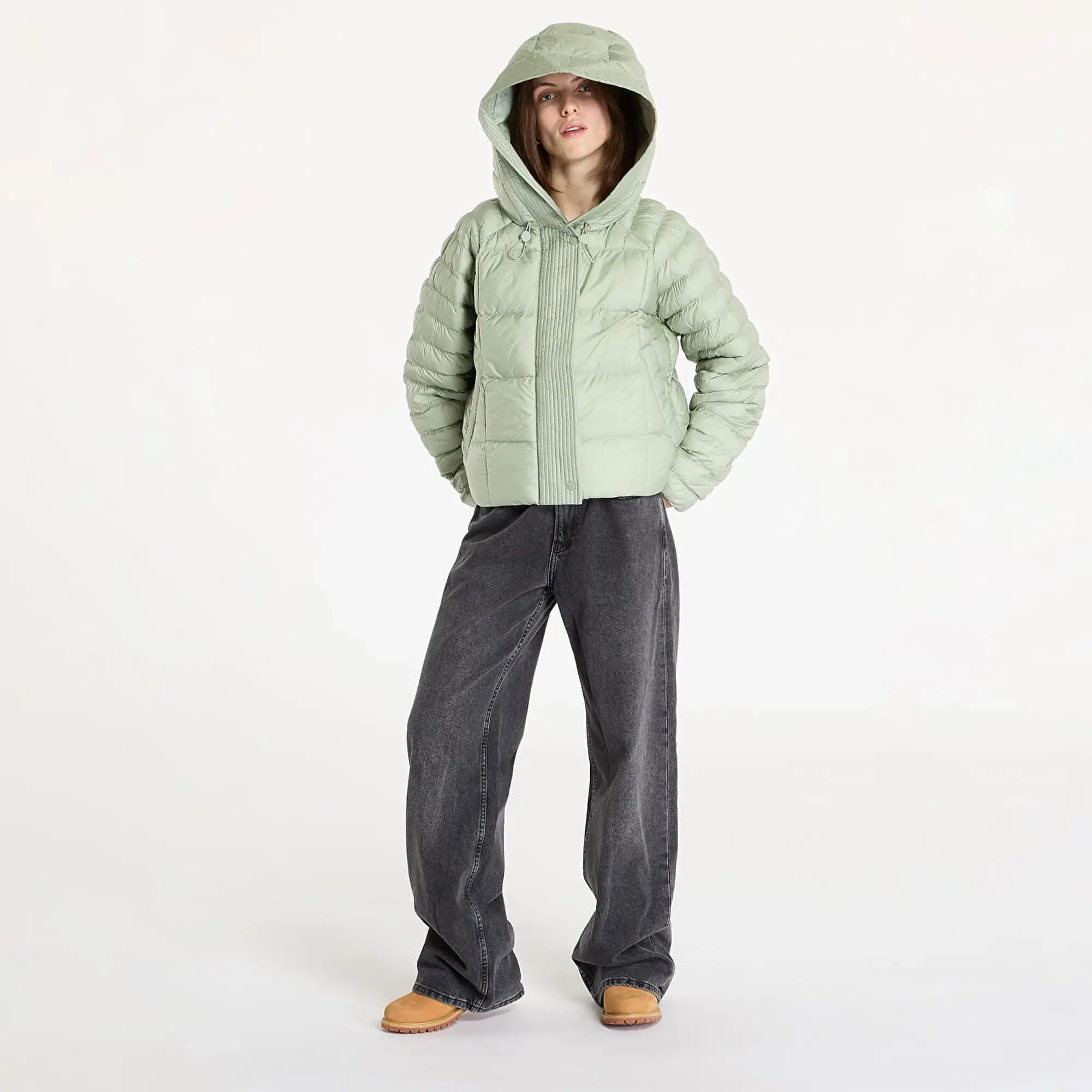 Jacket Nike Sportswear Swoosh Puffer Primaloft® Therma-Fit Oversized Hooded Jacket Jade Horizon/ Sail Xs