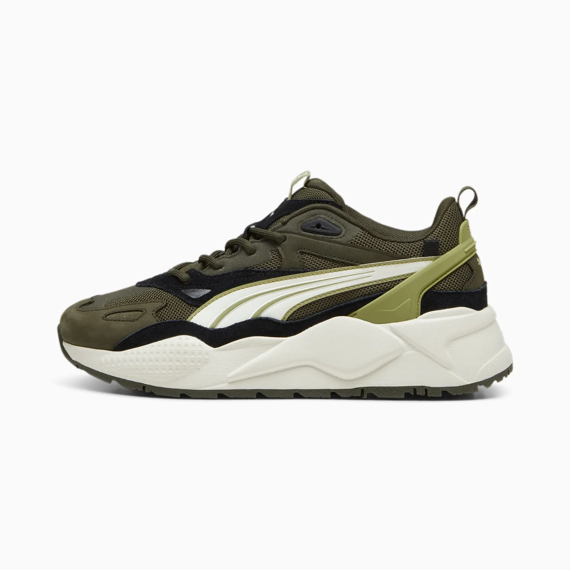 PUMA RS-X Efekt PRM Sneakers, Dark Olive/Warm White