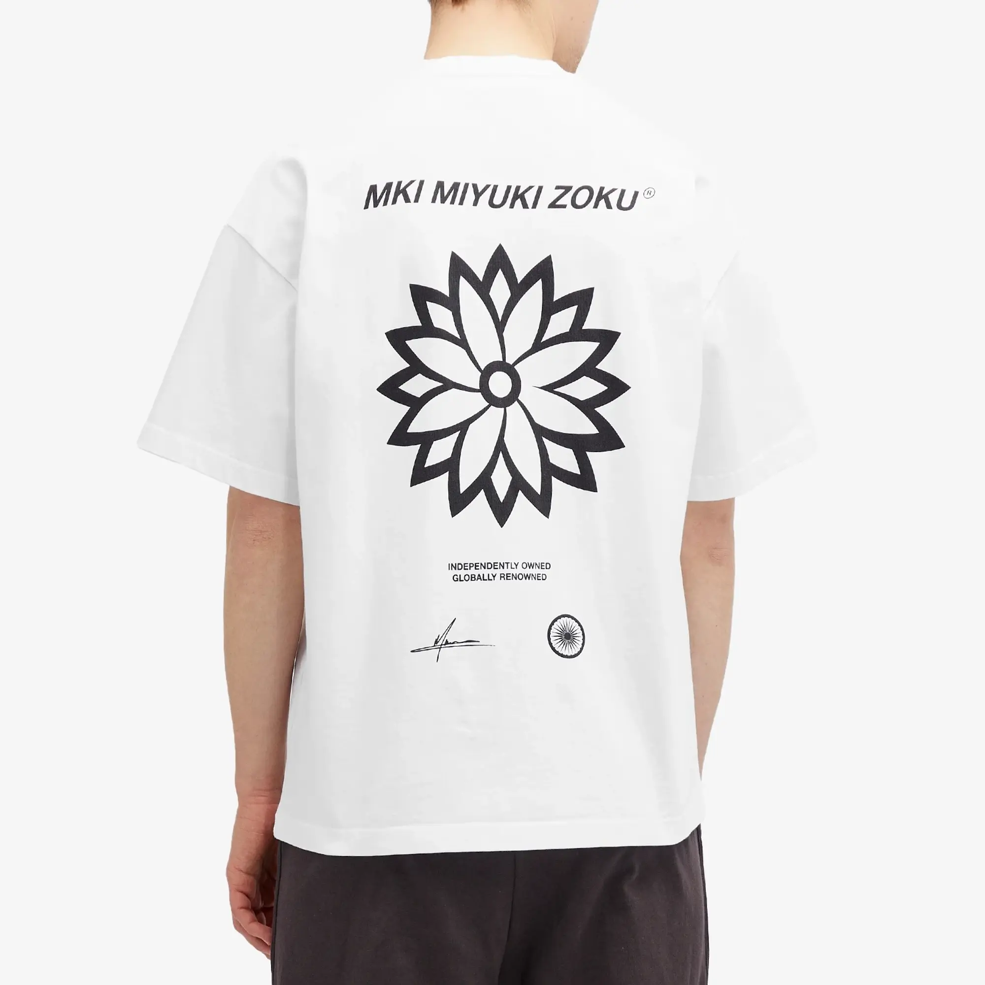 MKI Men's Lotus Flower T-Shirt White