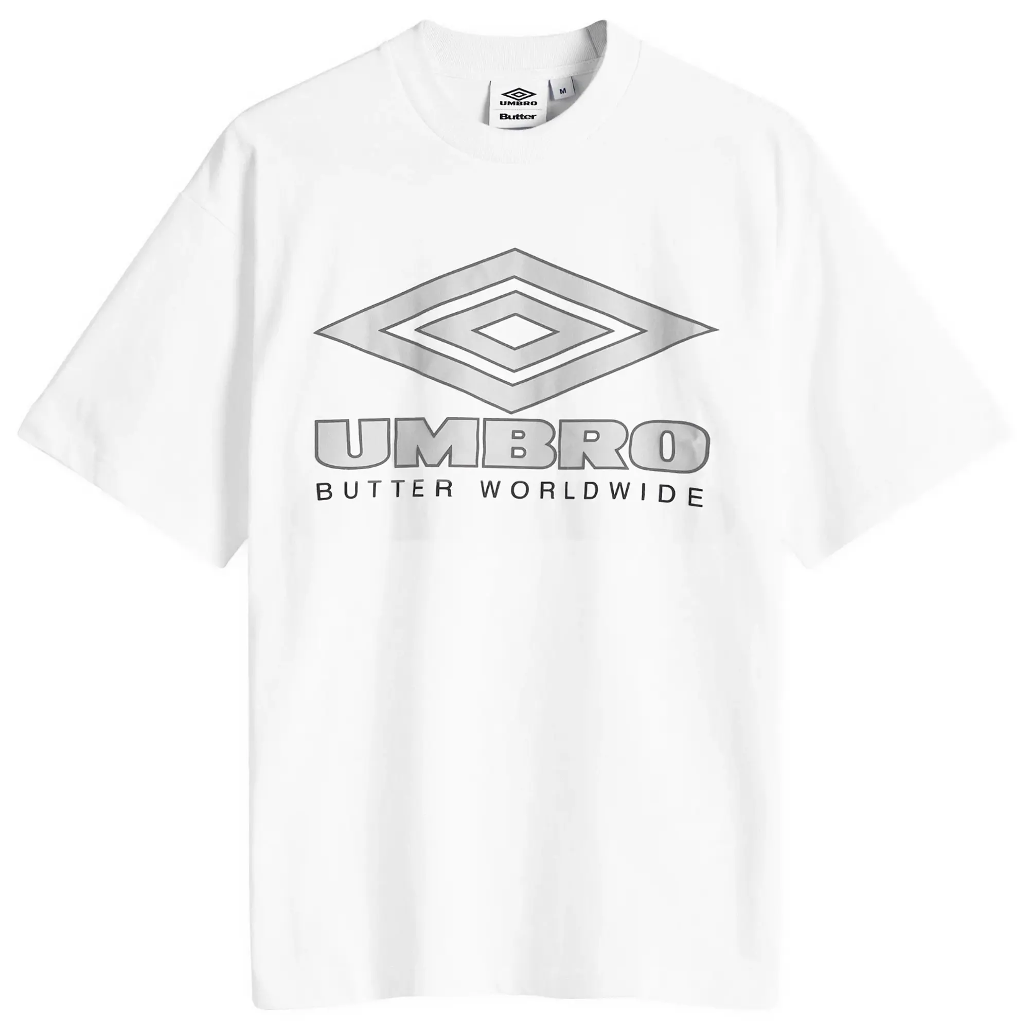 Butter Goods Men's x Umbro Diamond Logo T-Shirt White