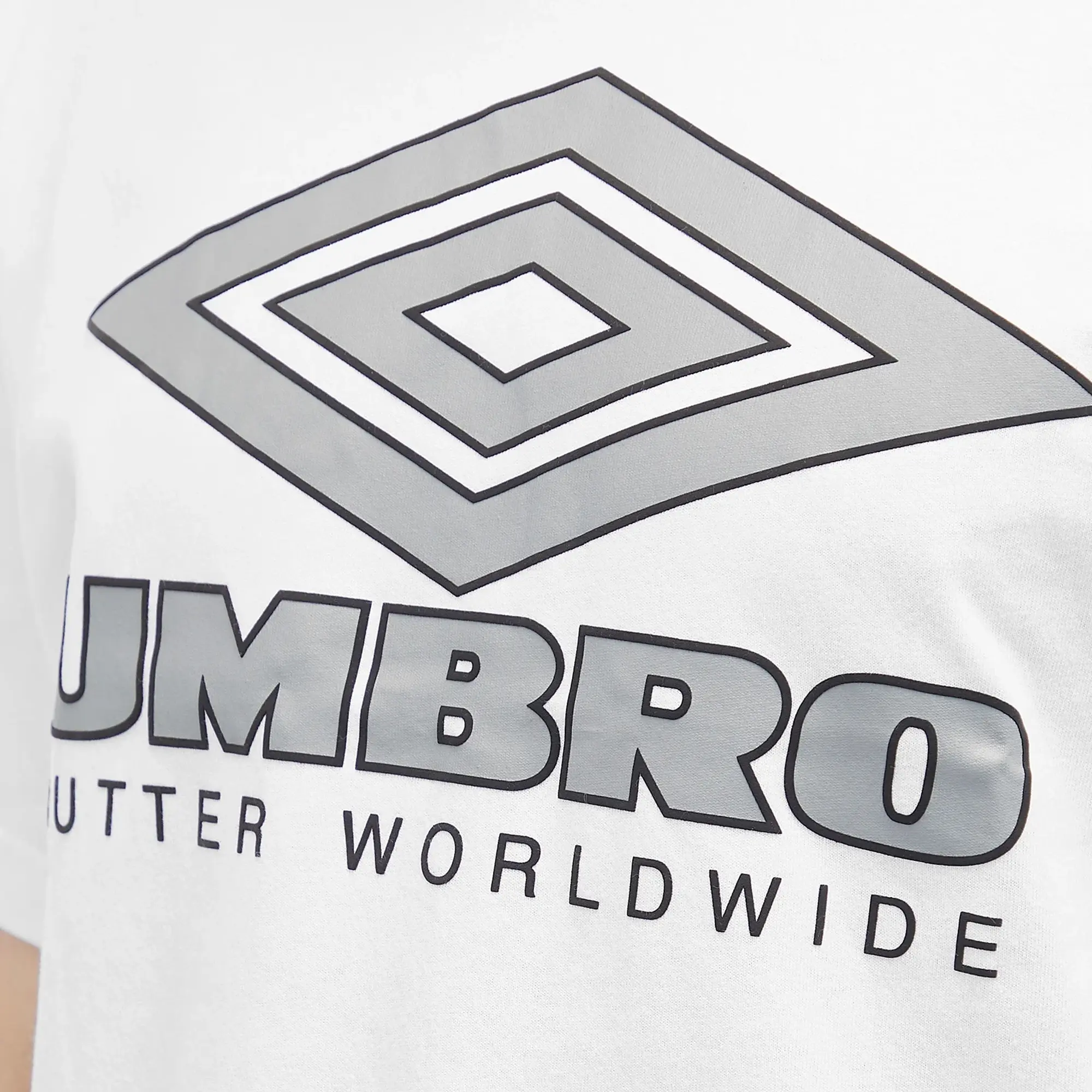 Butter Goods Men's x Umbro Diamond Logo T-Shirt White