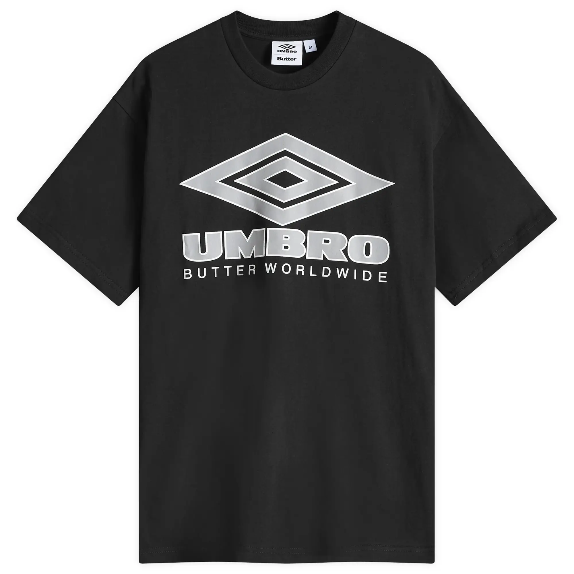 Butter Goods Men's x Umbro Diamond Logo T-Shirt Black