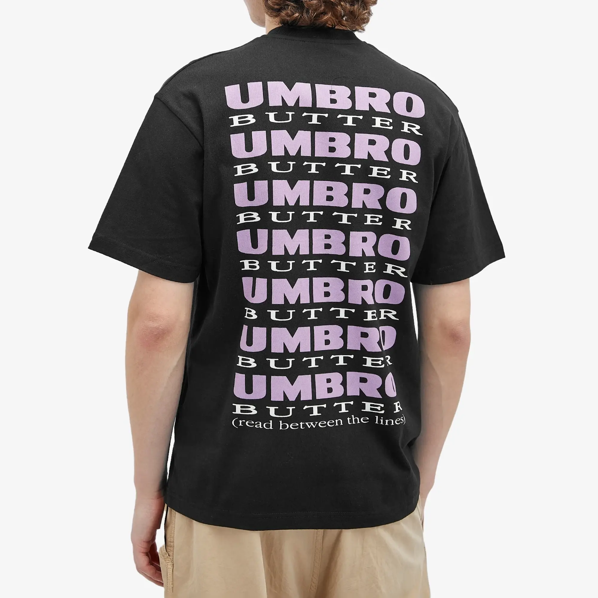 Butter Goods Men's x Umbro Lines T-Shirt Black