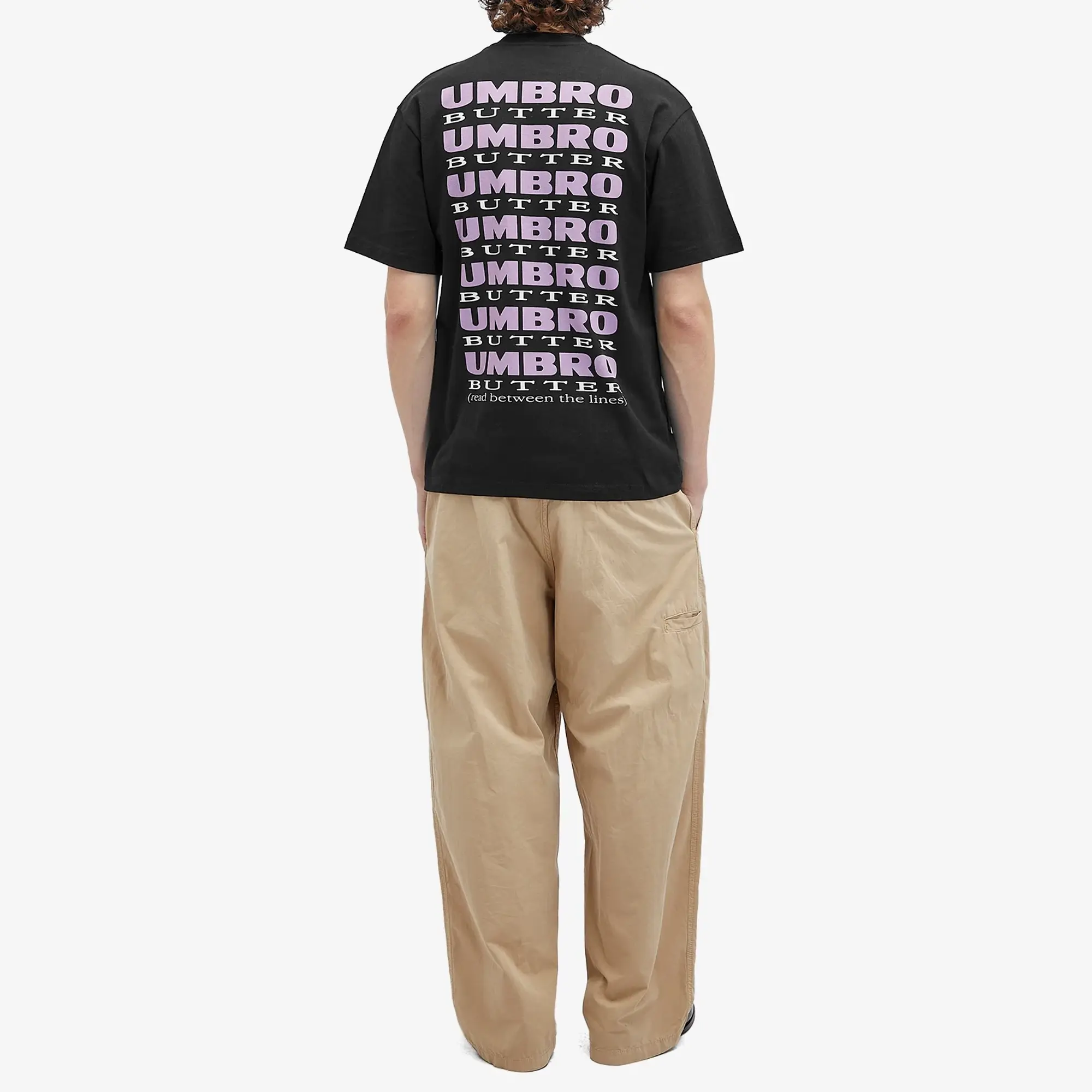 Butter Goods Men's x Umbro Lines T-Shirt Black