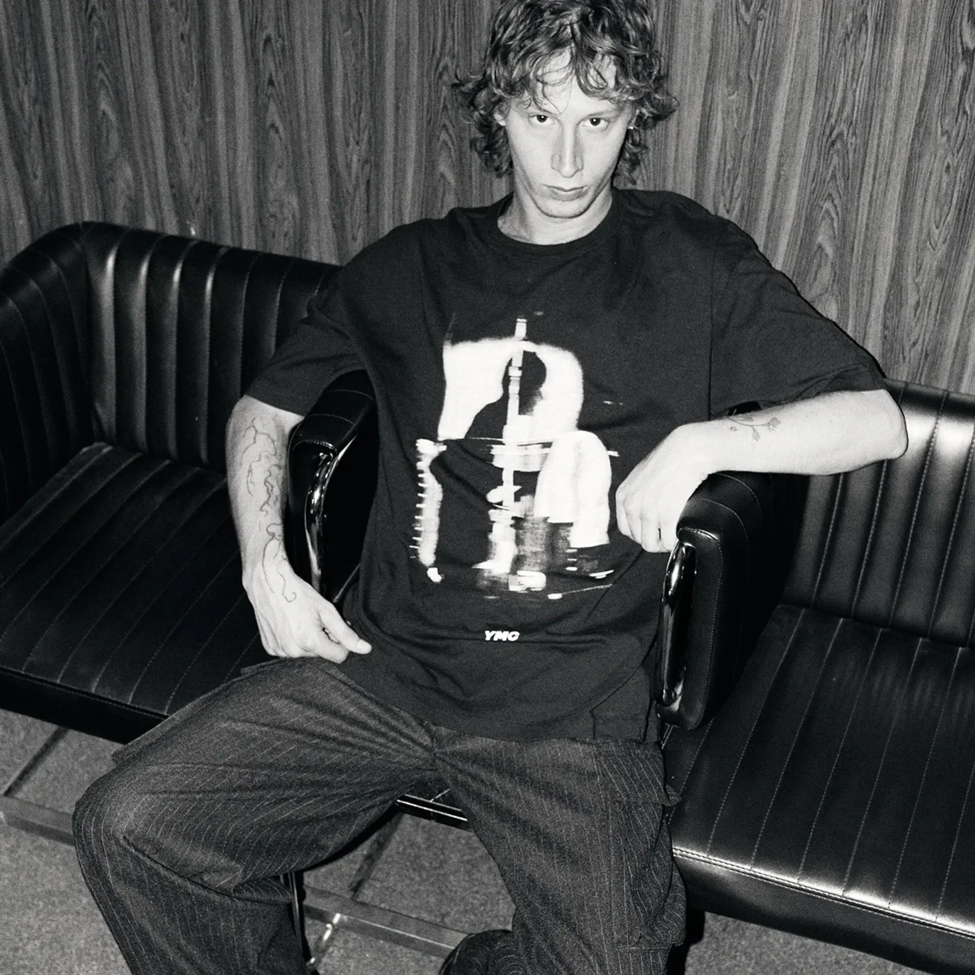 END. x YMC Graphic Triple T-Shirt Black