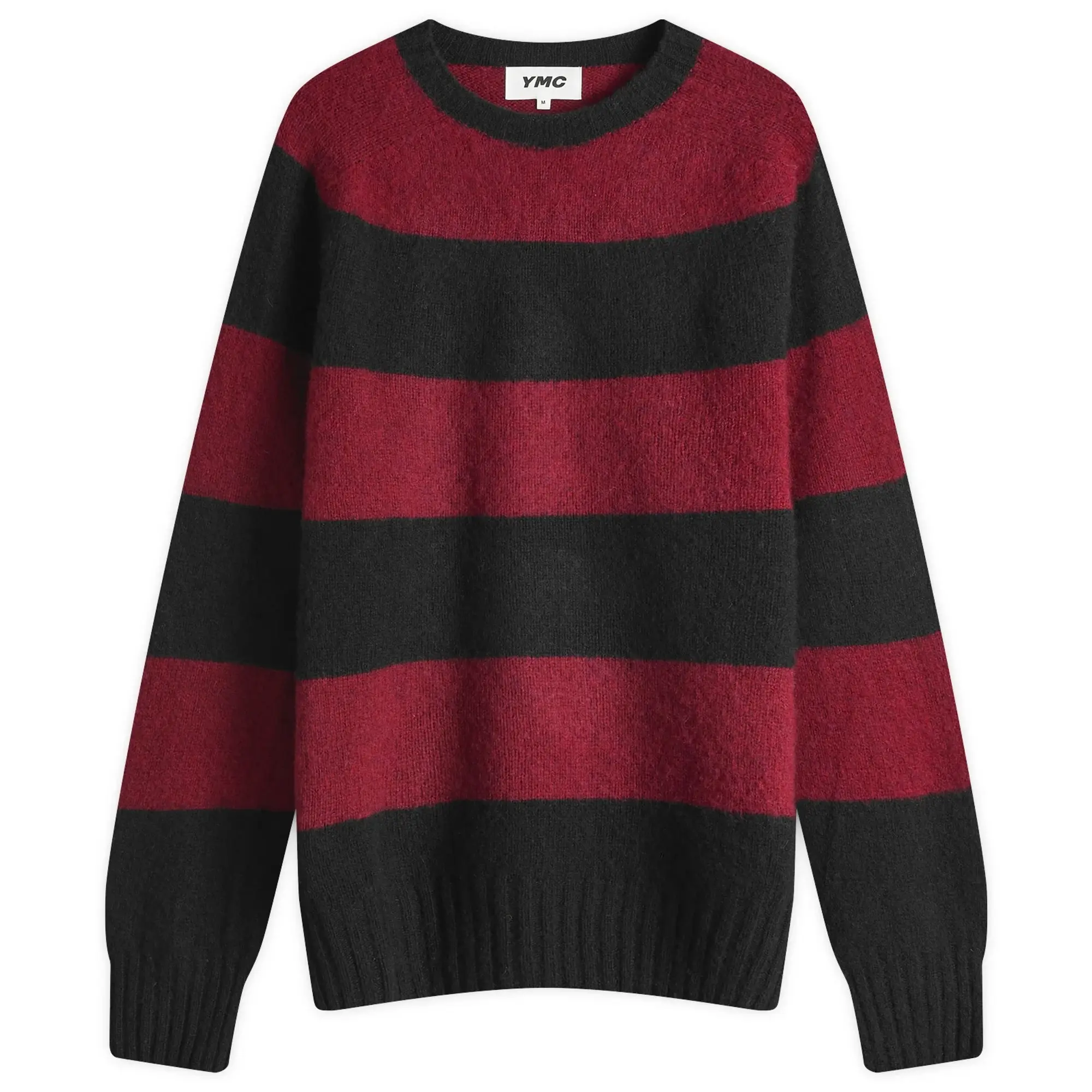 END. x YMC Suedehead Sweater Plum/Black