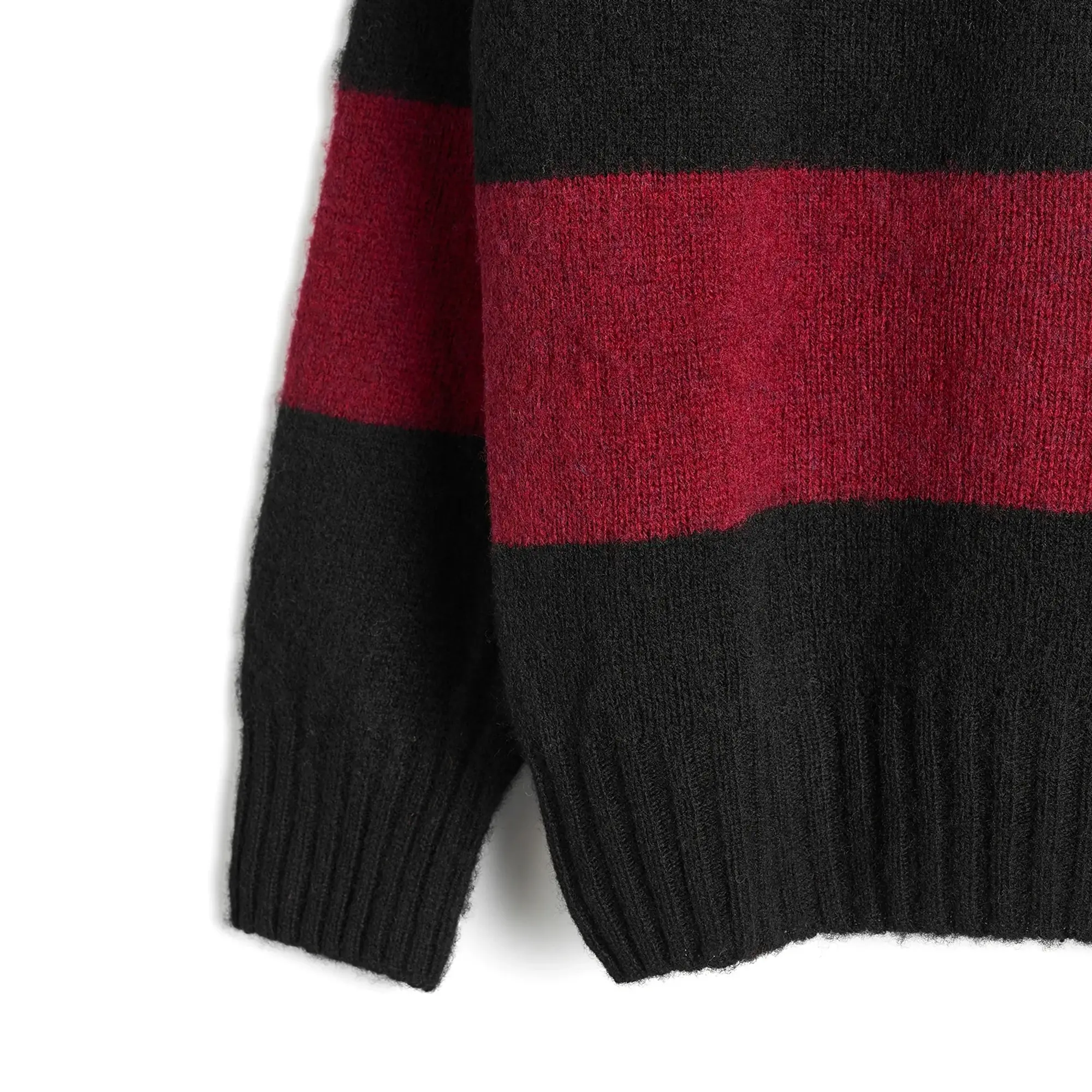 END. x YMC Suedehead Sweater Plum/Black
