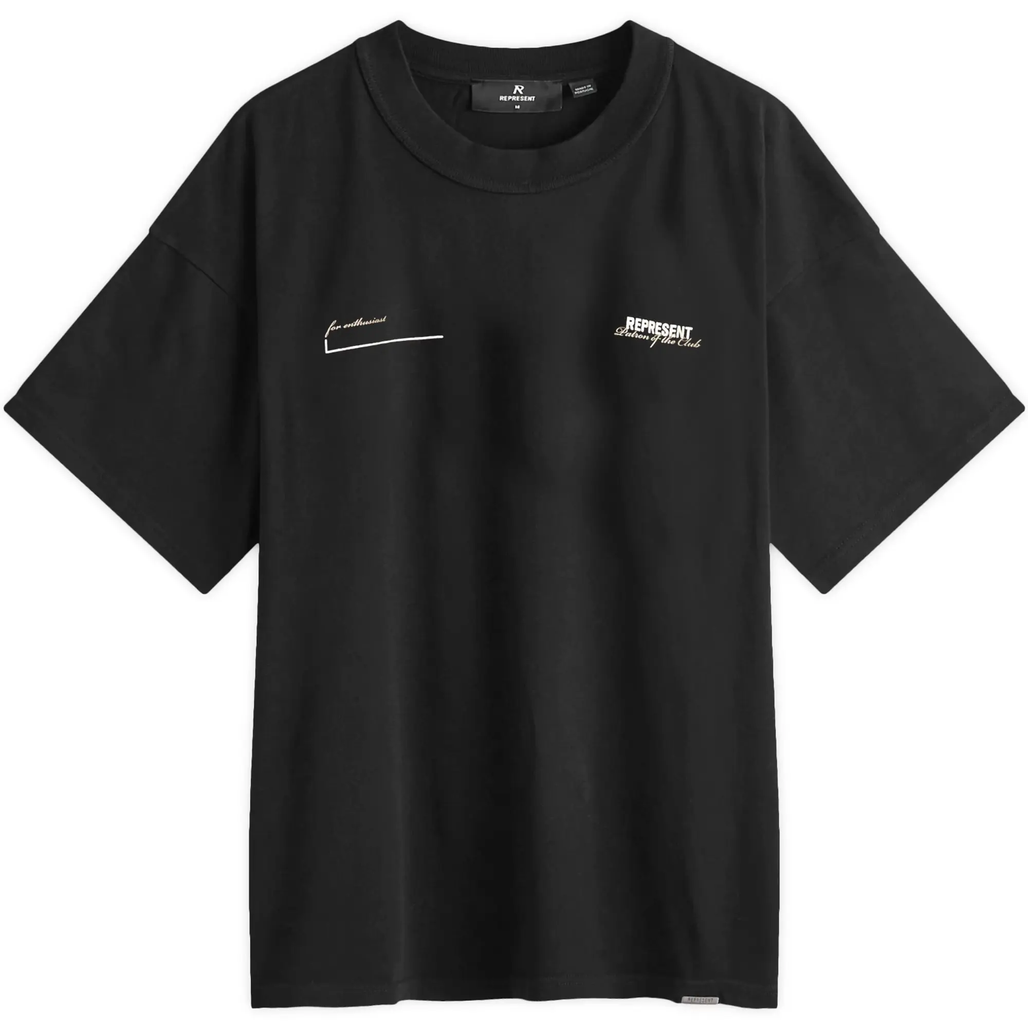 Represent Patron Of The Club Tee Men Shortsleeves Black