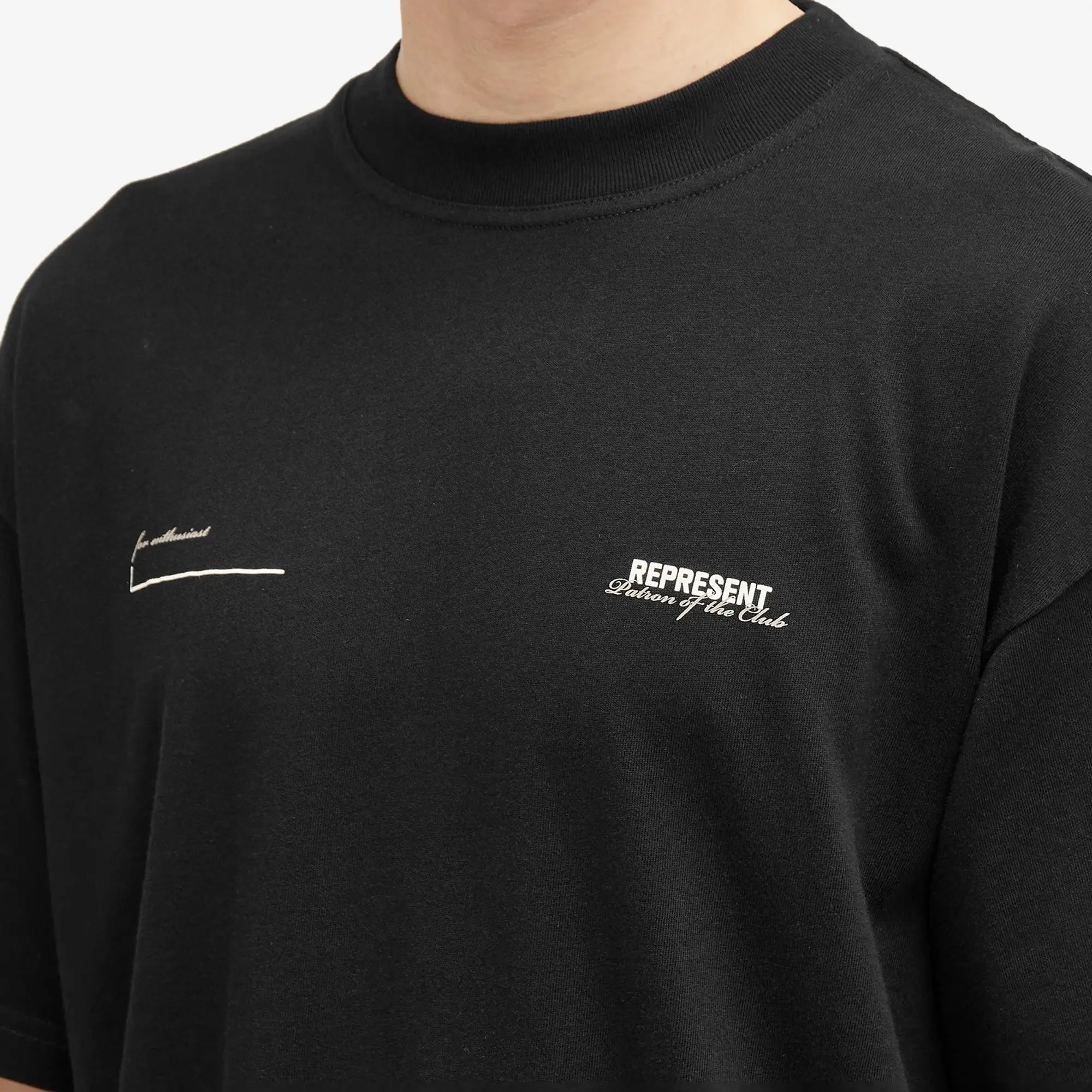 Represent Patron Of The Club Tee Men Shortsleeves Black