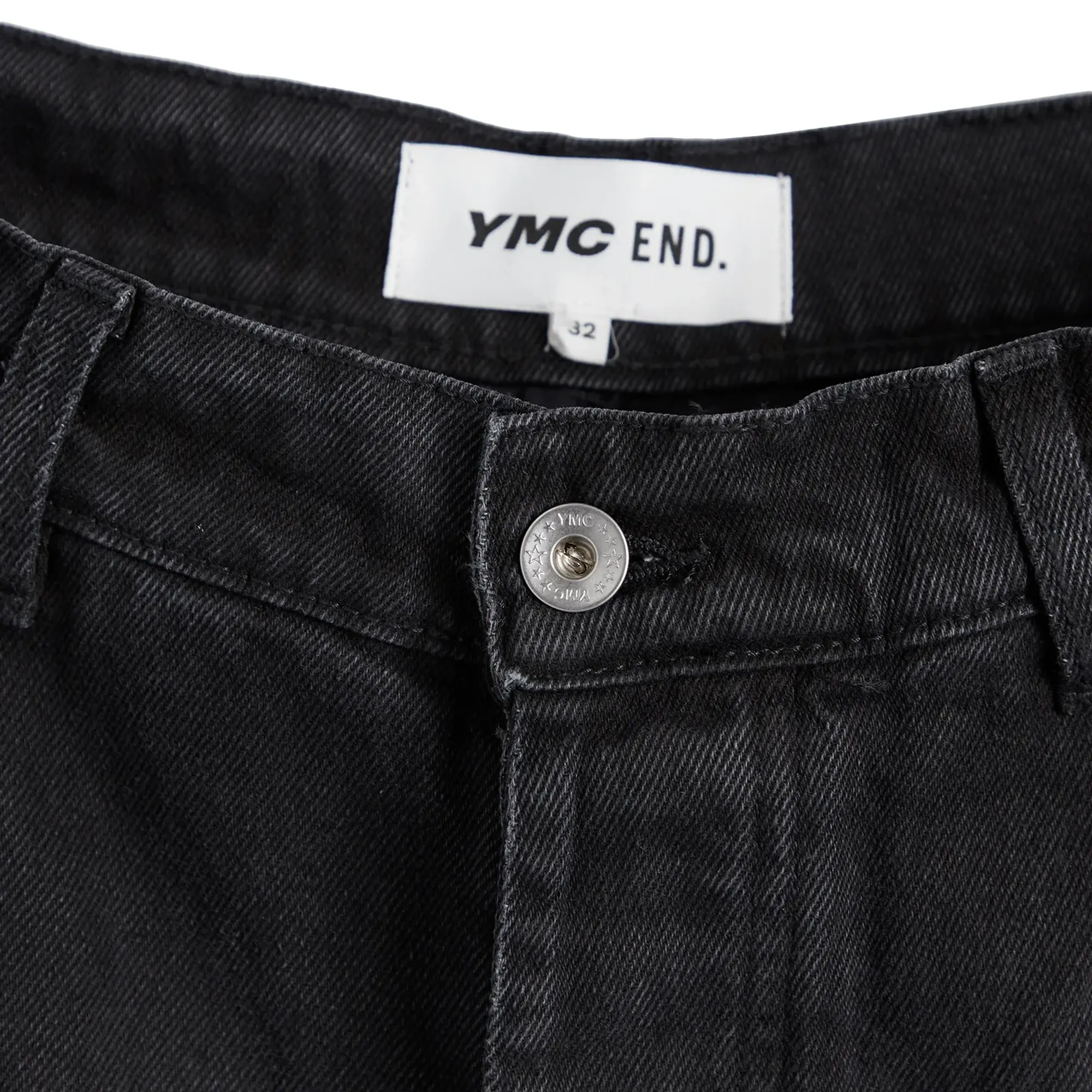 END. x YMC Replacement Jean Washed Black
