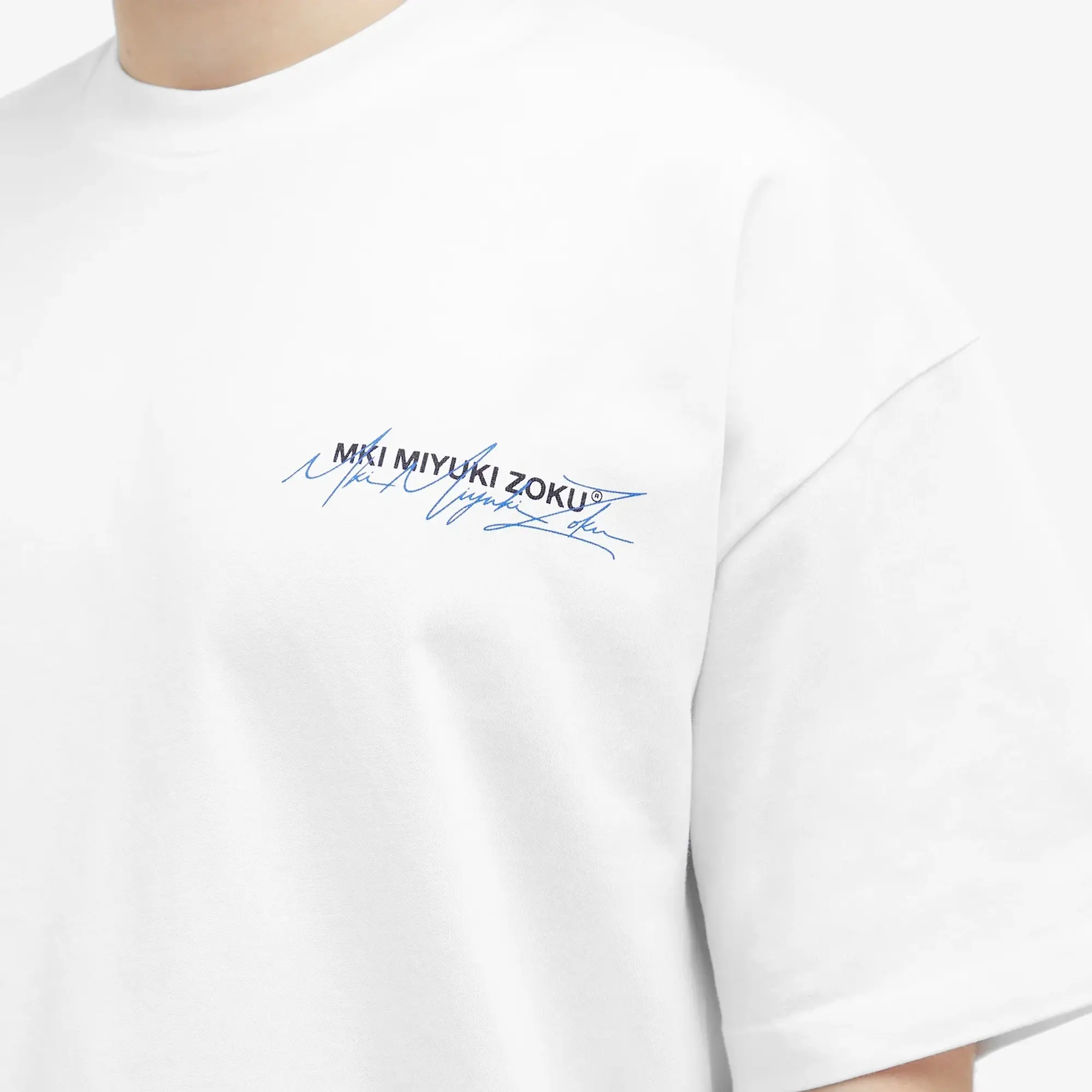 MKI Men's Signature Overlay T-Shirt White