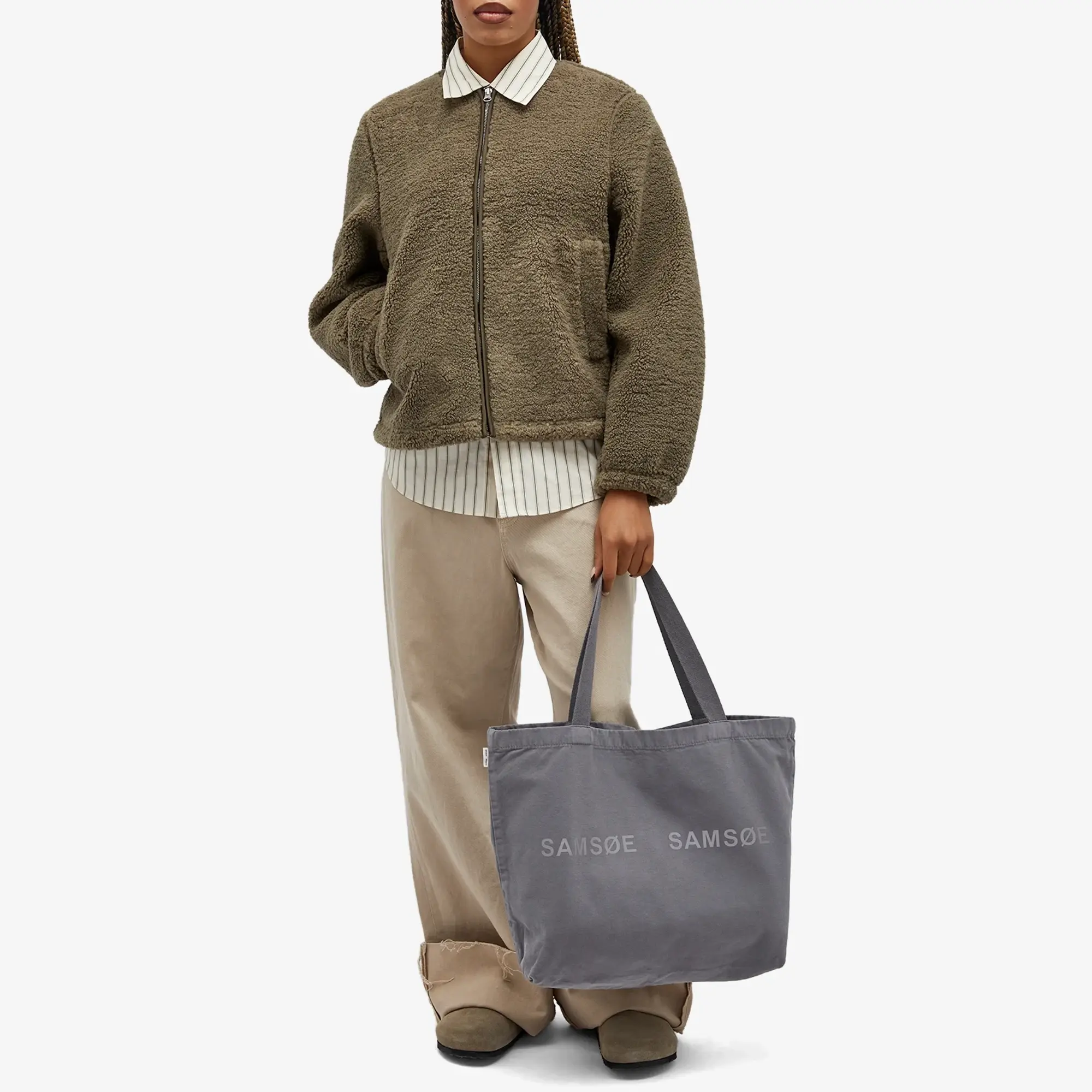 Samsøe Samsøe Women's Frinka Shopper Iron Gate