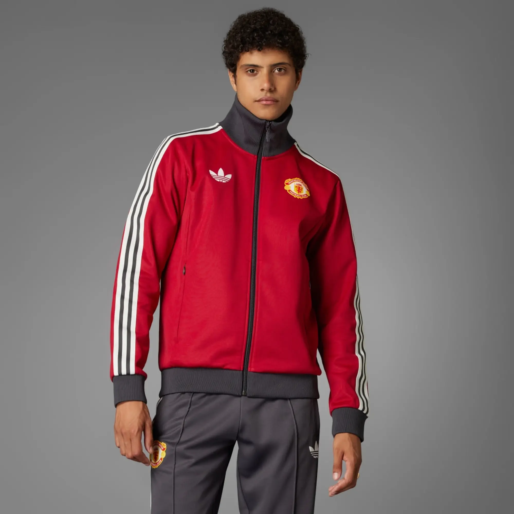 Manchester United x adidas Originals Adicolor Track Top Red