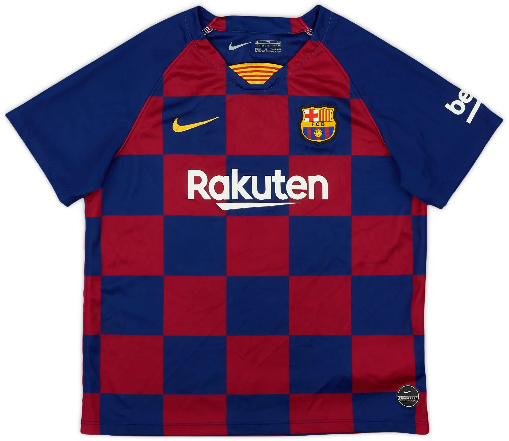 Nike 2019-20 Barcelona Home Shirt - 9/10 - (7-8 Years)