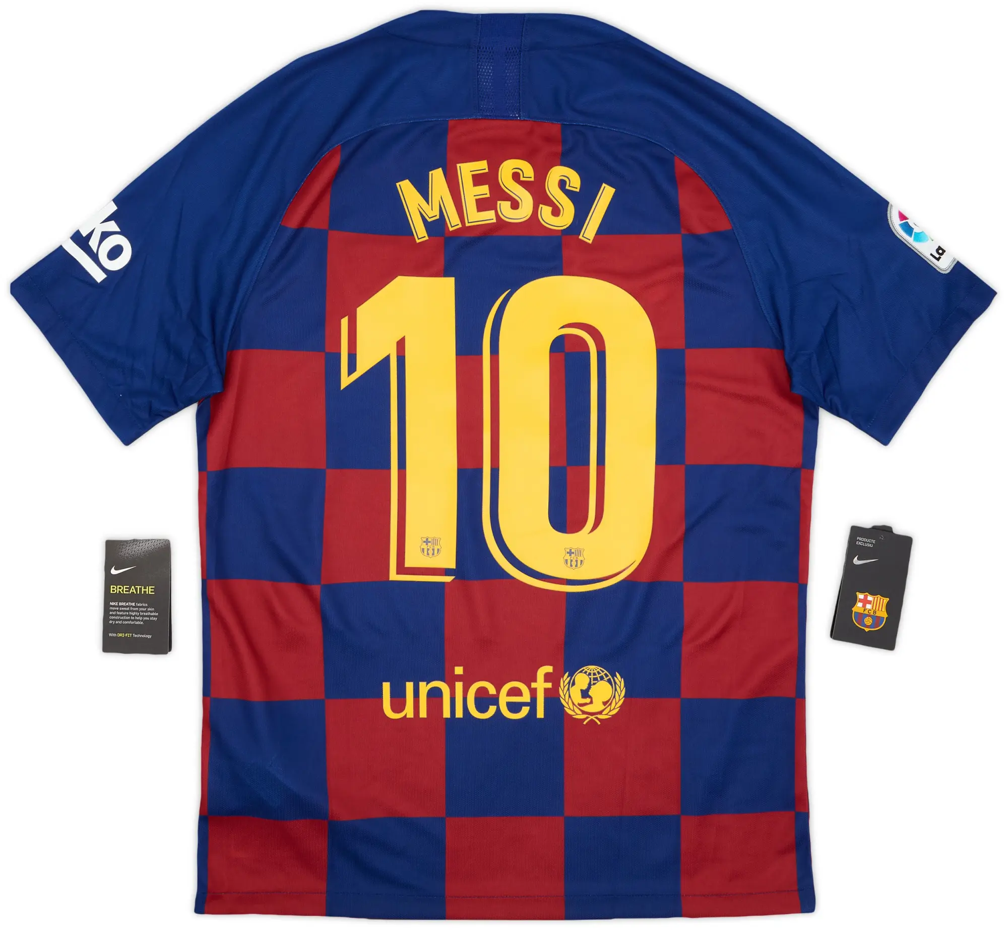 Nike 2019-20 Barcelona Home Shirt - 9/10 - (7-8 Years)