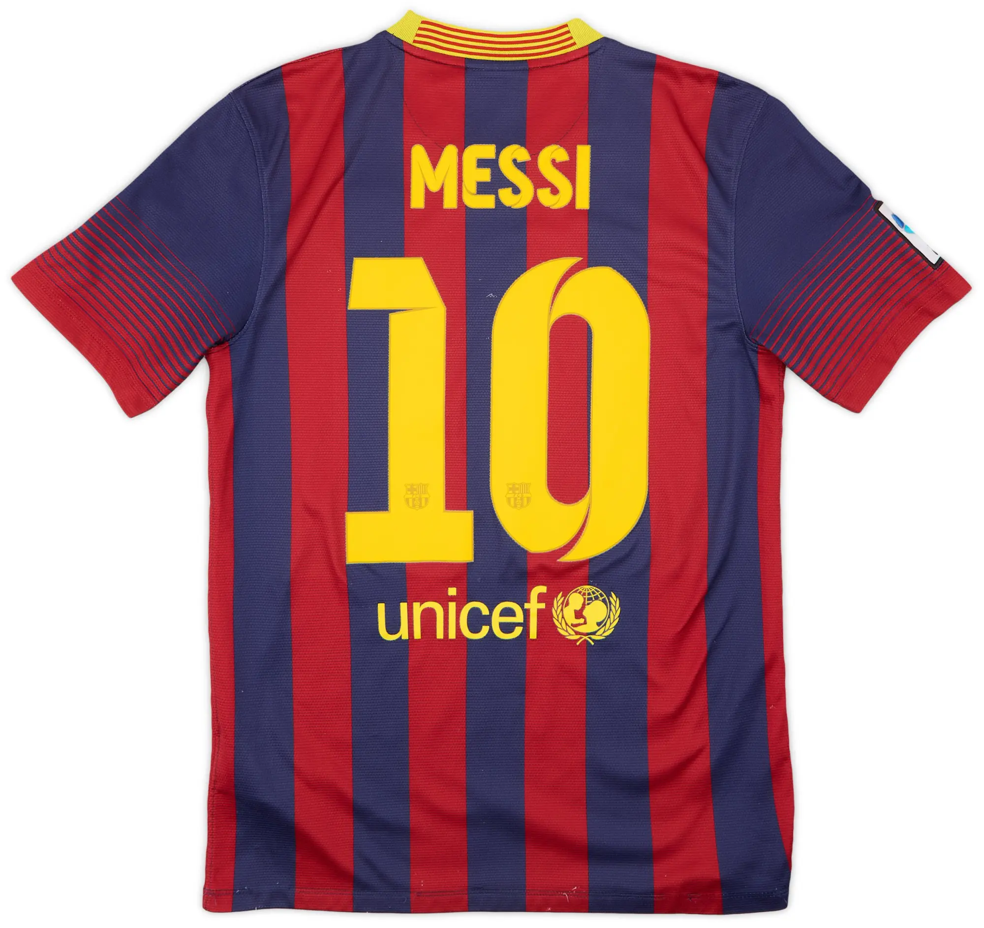 Nike 2013-14 Barcelona Home Shirt Messi #10 - 6/10 - (S)