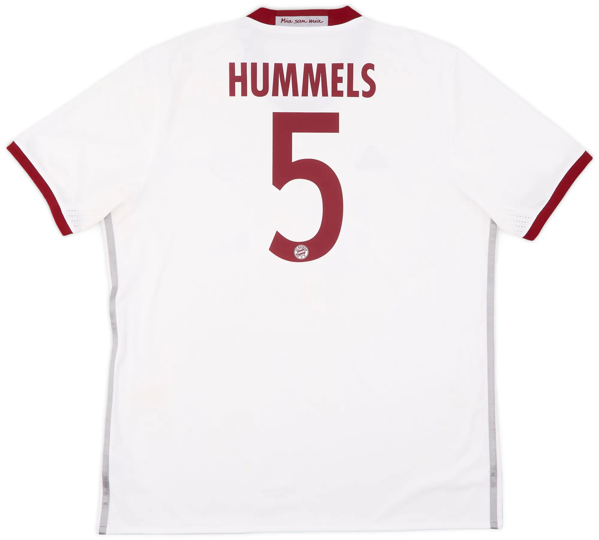 adidas 2016-17 Bayern Munich Third Shirt Hummels #5 - 6/10 - (XL)