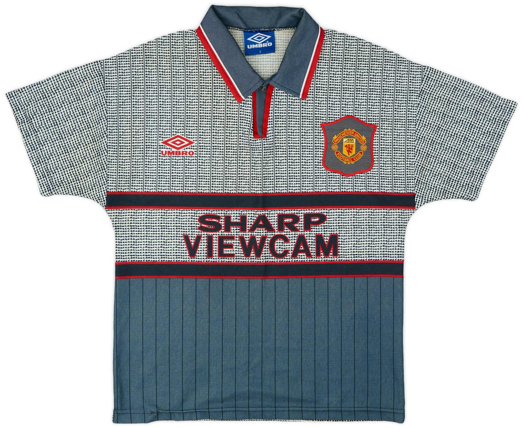 Umbro 1995-96 Manchester United Away Shirt - 8/10 - (Y)