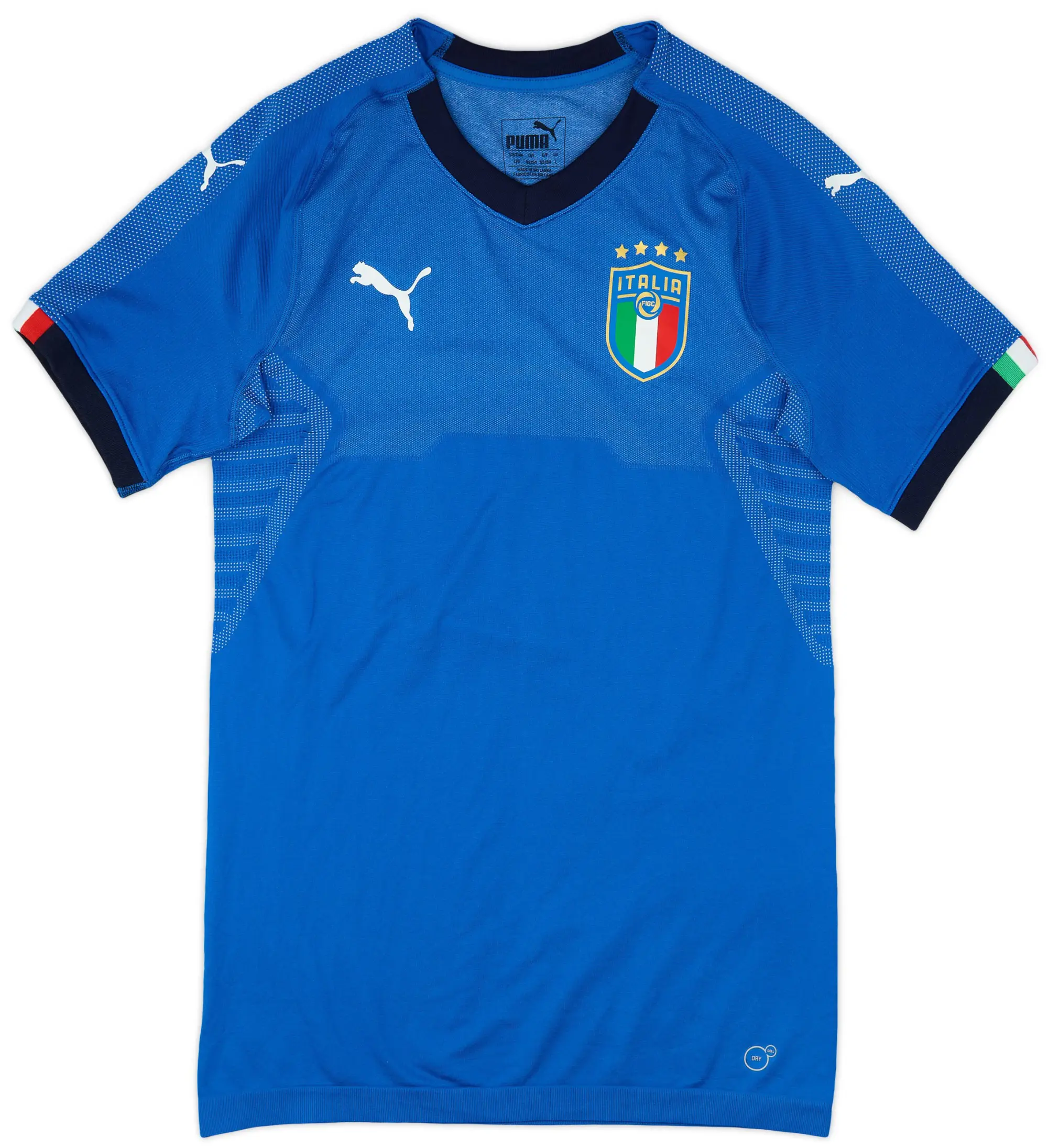 Puma 2018-19 Italy Authentic Home Shirt - 8/10 - (L)