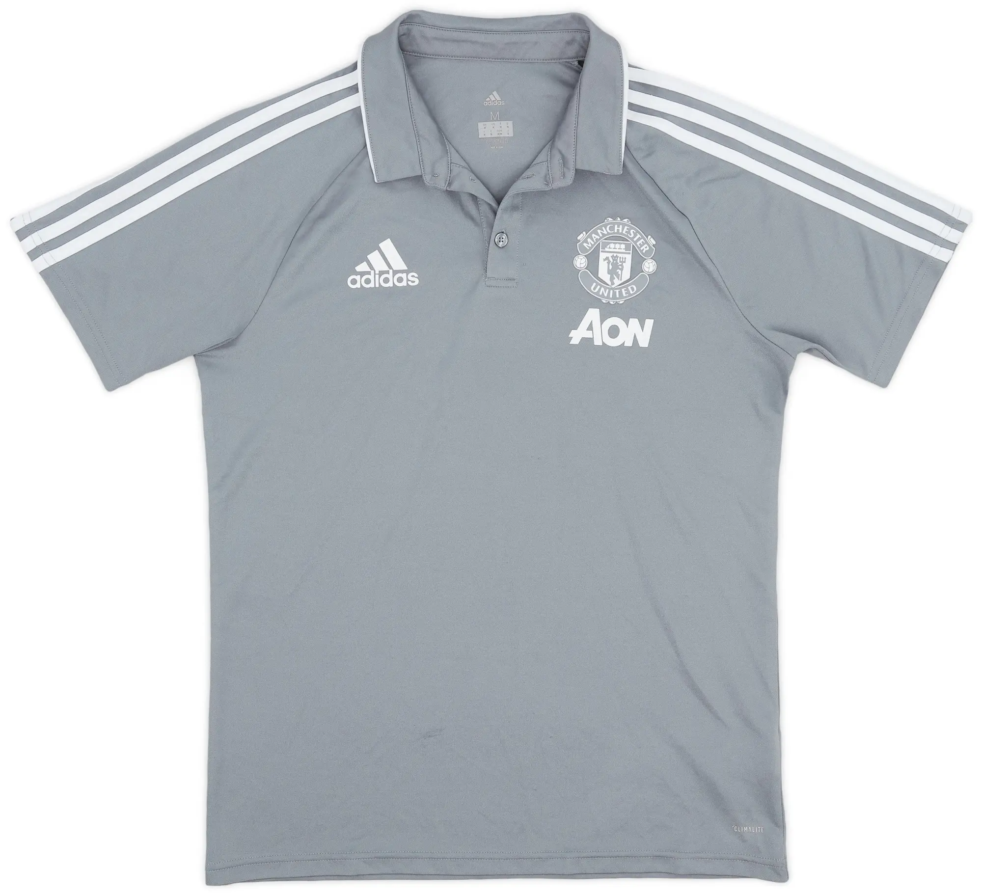 2017-18 Manchester United adidas Polo Shirt - 7/10 - (M)