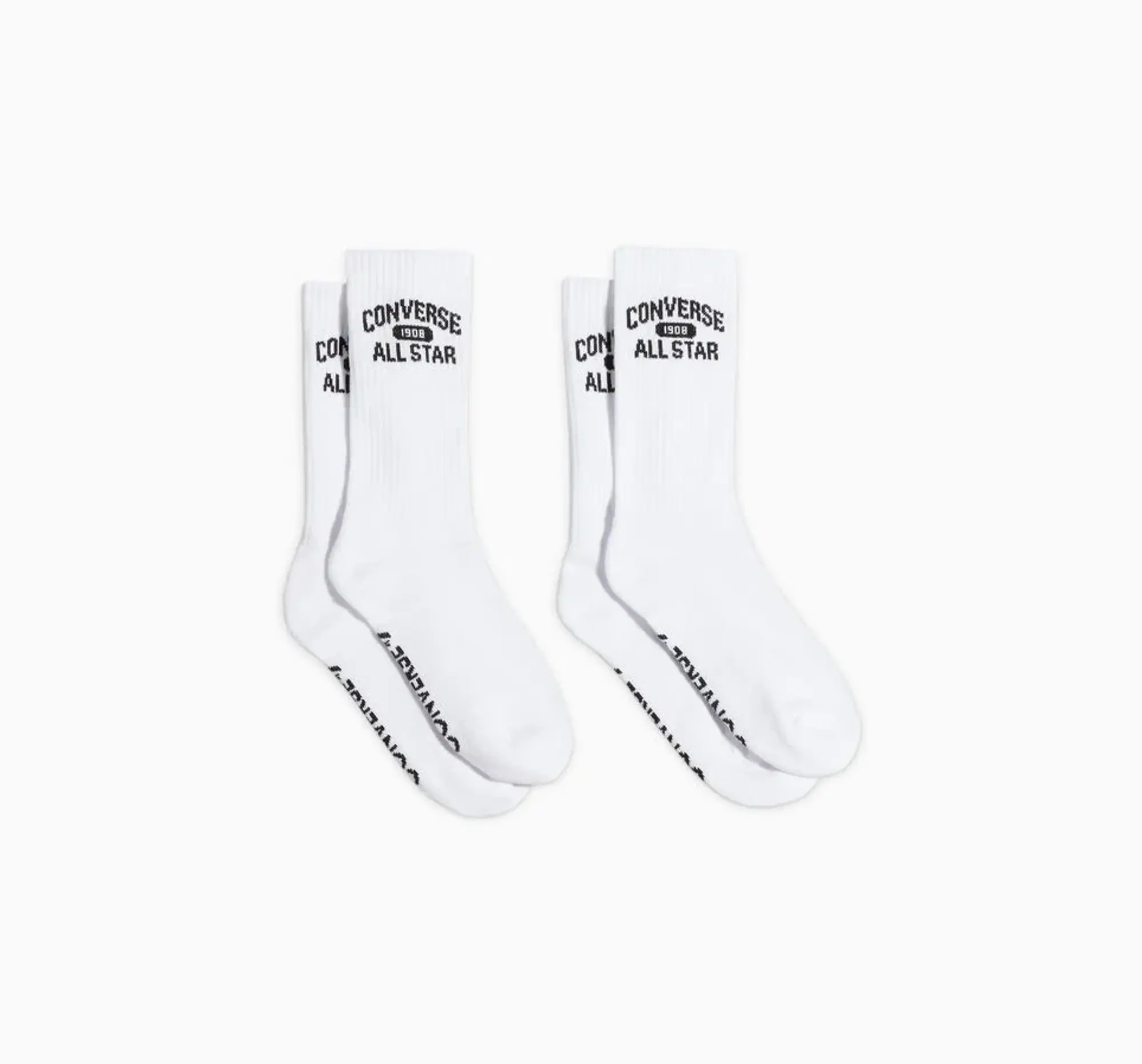 Converse All Star Half Cushion Crew Socks - White