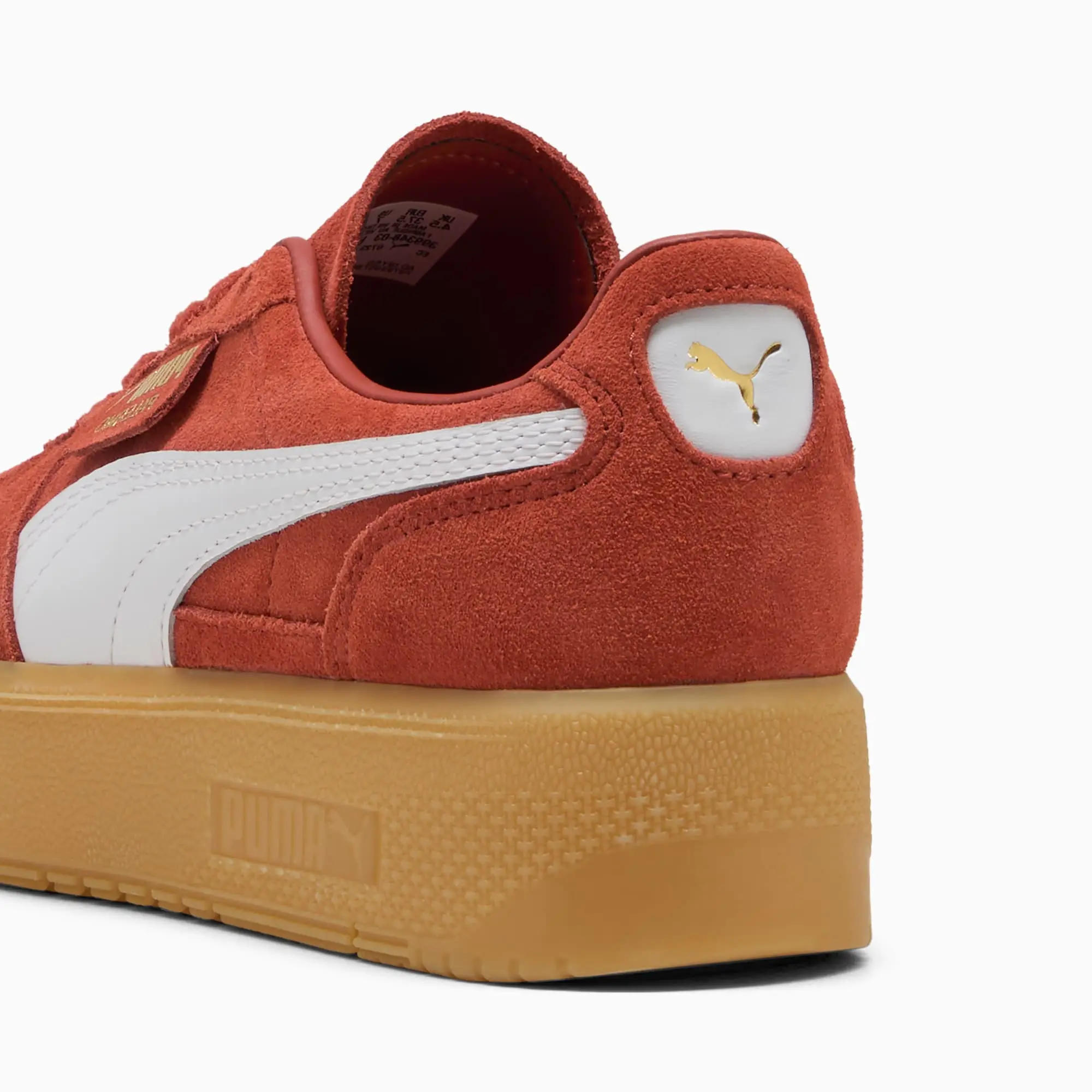 PUMA★PALERMO ELEVATA WNS★厚底★MARS RED-GUM PUMA Palermo Elevata Sneakers Women, Mars Red/Gum
