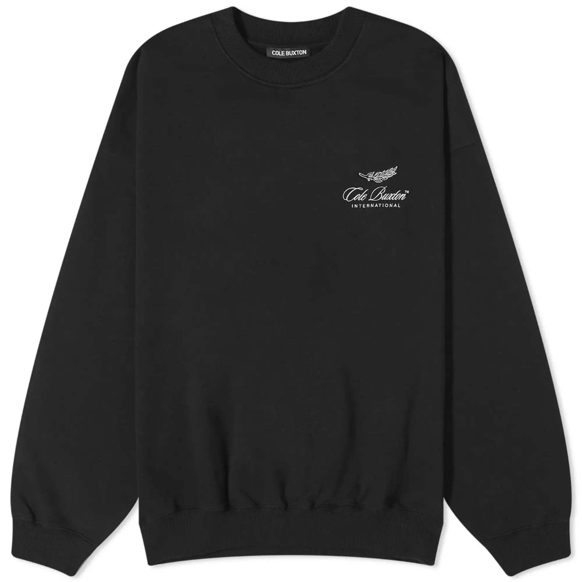 Cole Buxton Men's International Crew Sweat Black